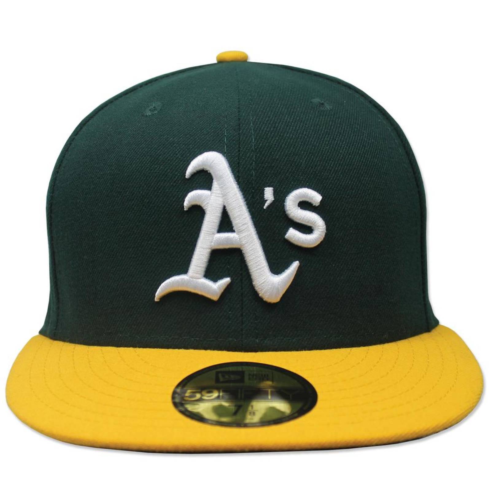 Gorra New Era 5950 Oakland Athletics Home Ac Perf Verde/Amarillo 