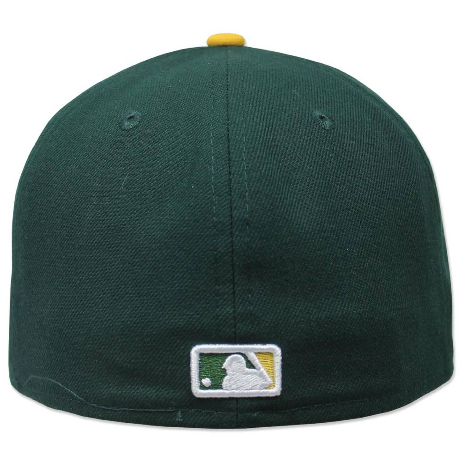 Gorra New Era 5950 Oakland Athletics Home Ac Perf Verde/Amarillo 