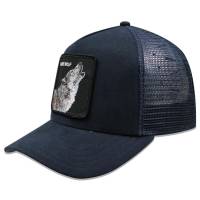Gorra Goorin Bros Trucker Lone Wolf Azul Marino