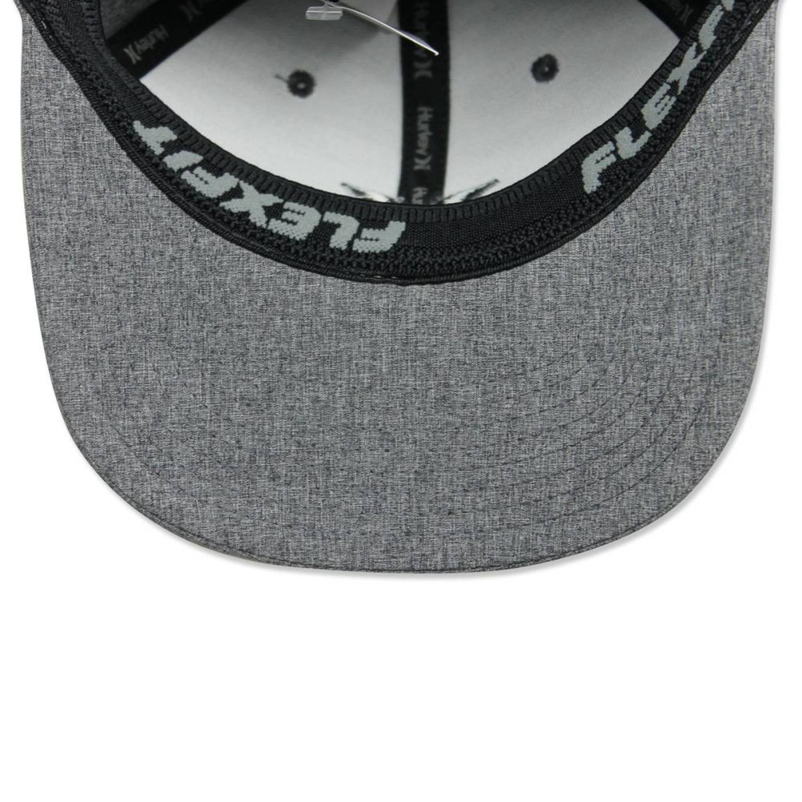 Gorra Hurley Suits Outline Hats Fit Gris/Negro-S/M 