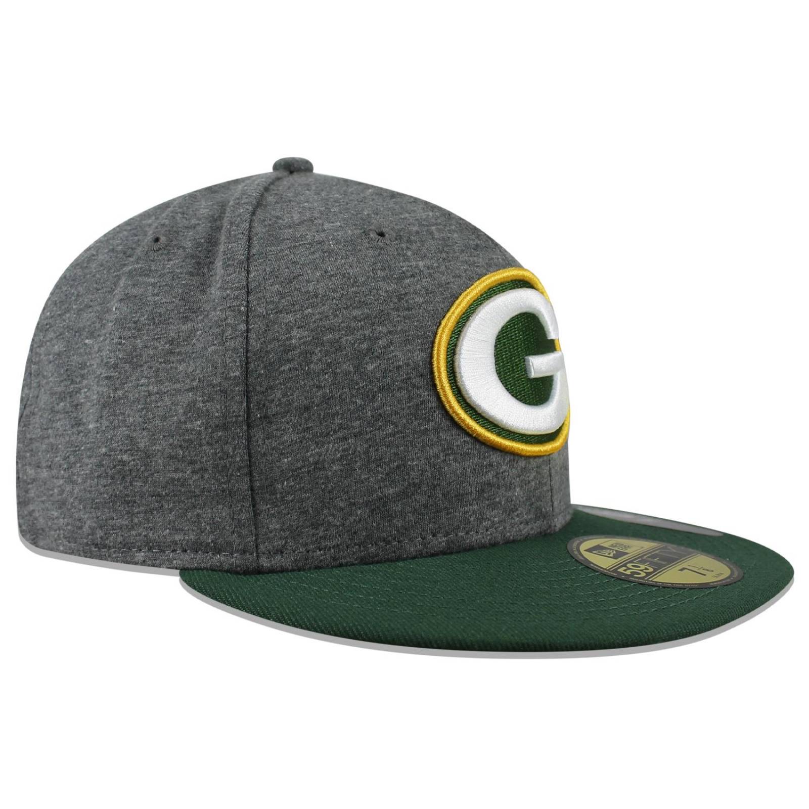 Gorra New Era 59 Fifty NFL Jersey Essential Packers Gris 