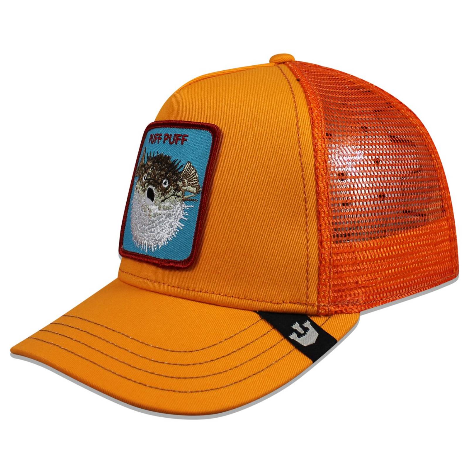 Gorra Goorin Bros Trucker Puff Puff Naranja 