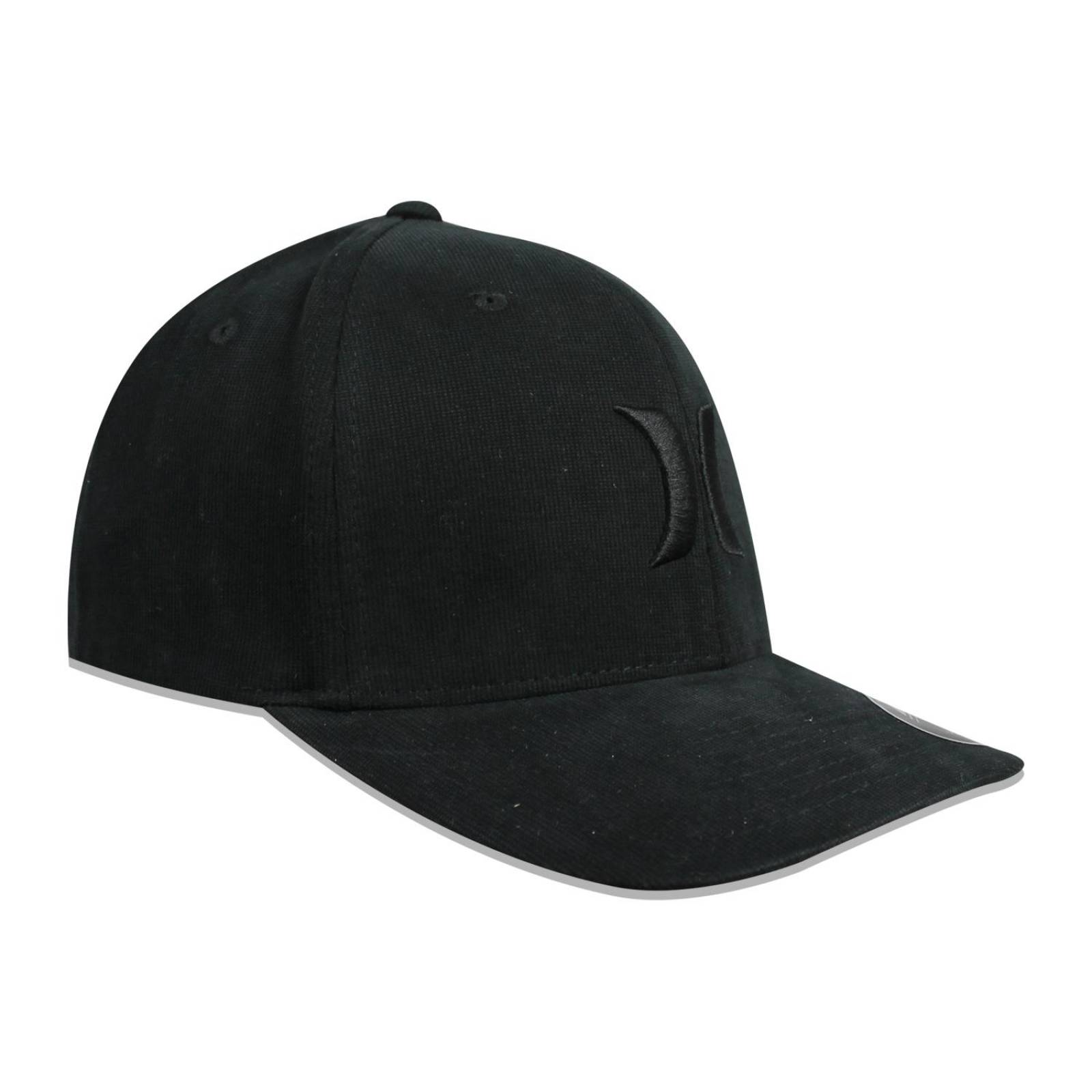 Gorra Hurley Flex Fit Black Textures Negro 