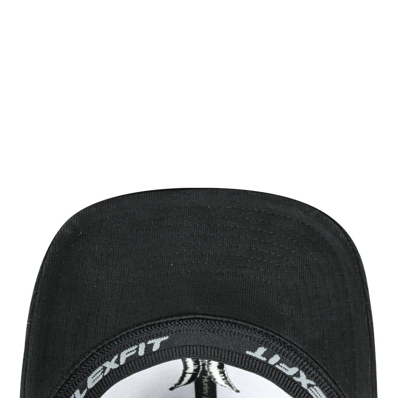 Gorra Hurley Flex Fit Black Textures Negro 
