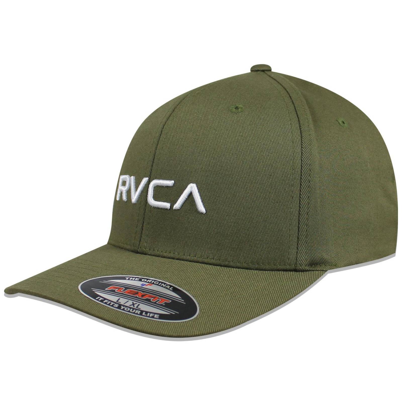 Gorra RVCA FlexFit Olivo-S/M 