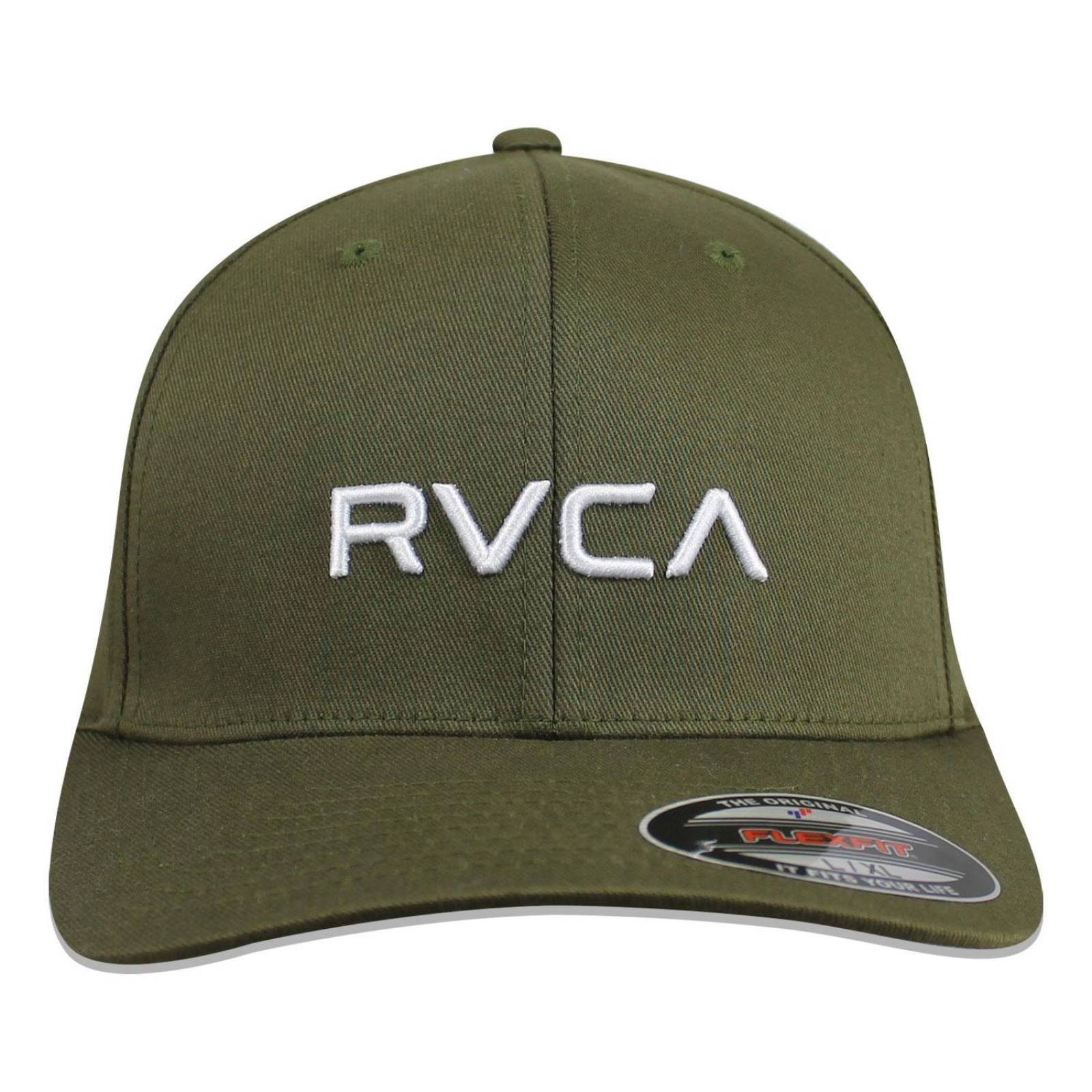 Gorra RVCA FlexFit Olivo-S/M 