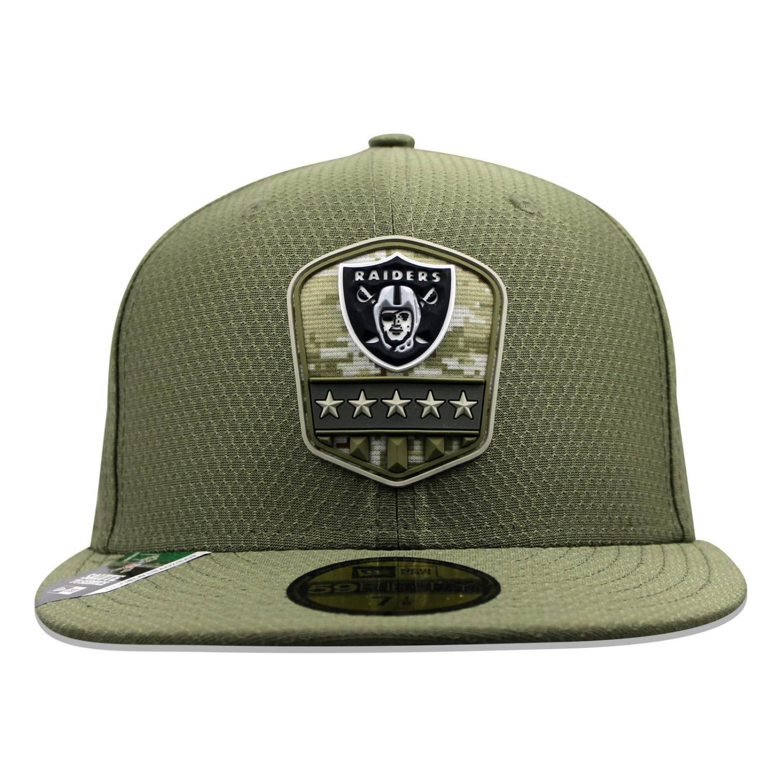 Gorra New Era 59 Fifty NFL Raiders Salute To Service Verde 