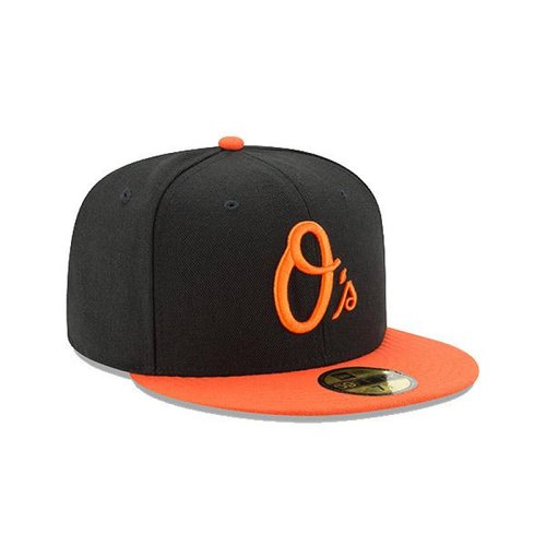 Gorra New Era 5950 MLB Baltimore Orioles Ac Alterna Negra/Naranja 