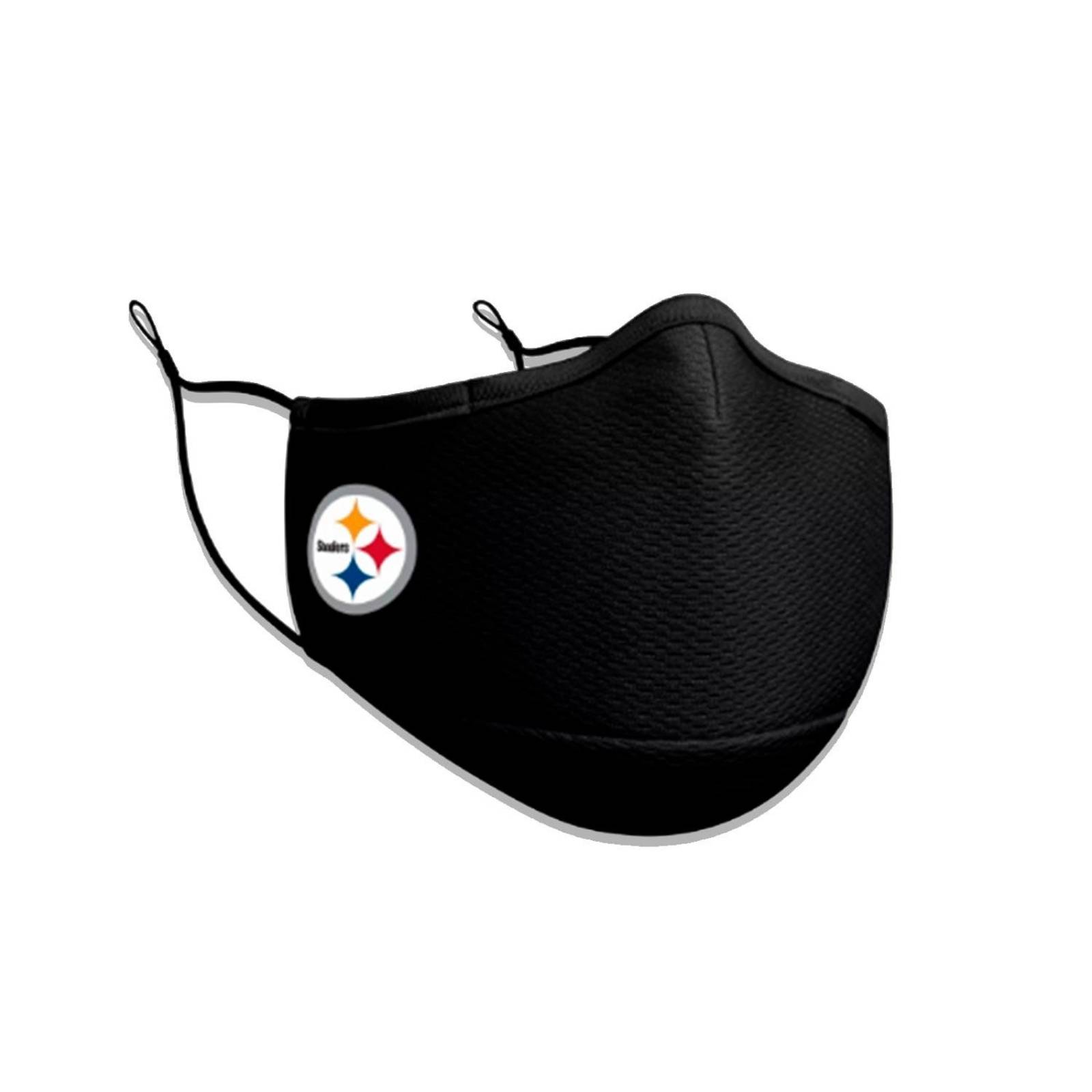 Cubrebocas New Era NFL Steelers Sideline Negro Unitalla 