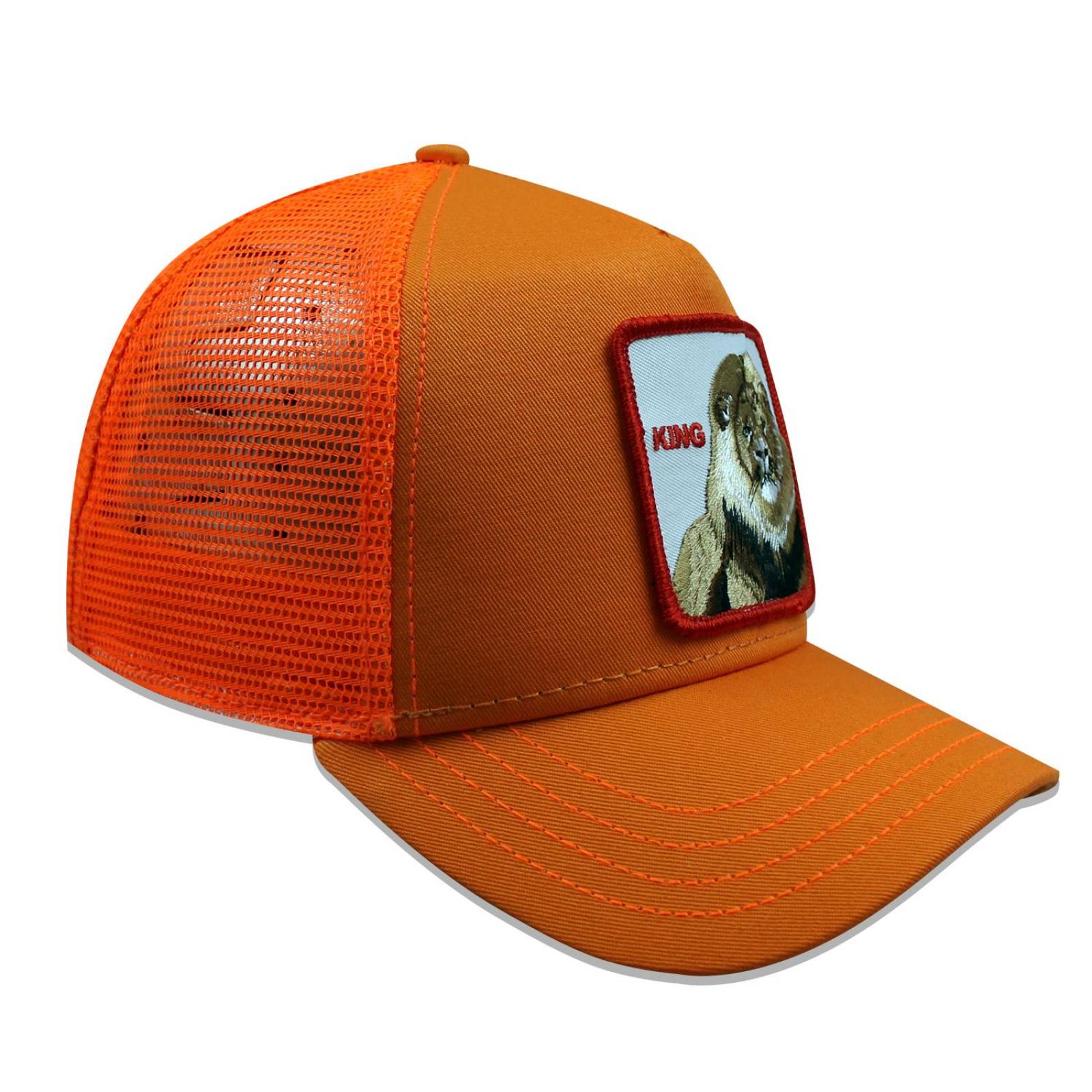 Gorra Goorin Bros 101-0710 King Naranja Neon Unitalla 