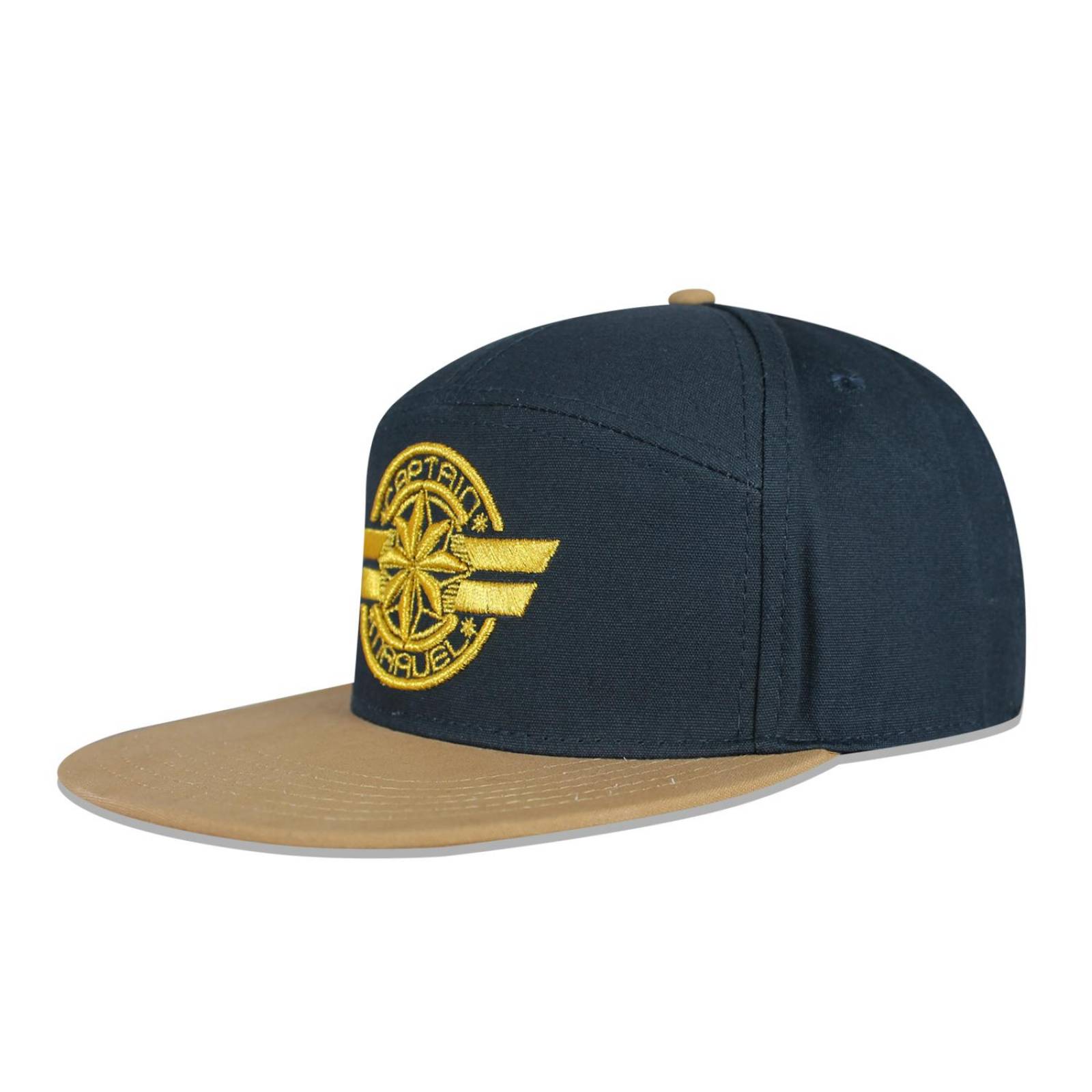 Gorra Concept One Captain Marvel Snapback Azul Marino/Cafe Unitalla 