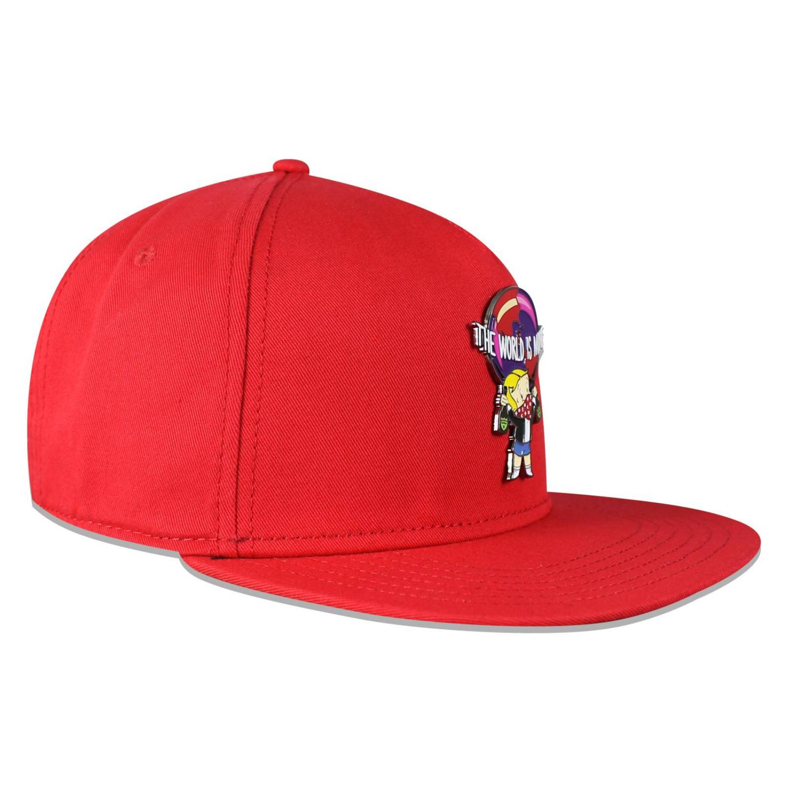 Gorra Cash Only Snapback The World is Mine Rojo Unitalla 