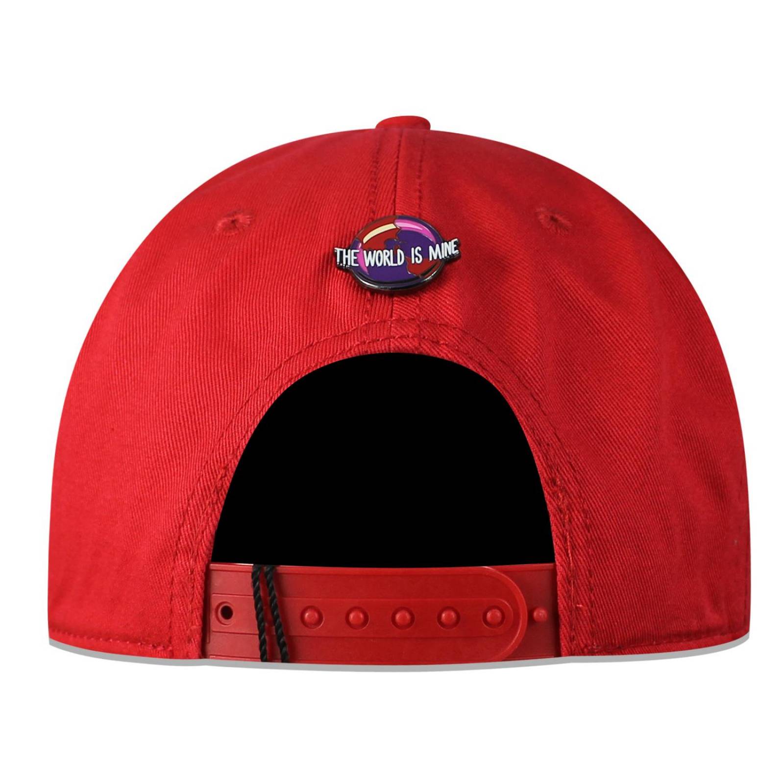 Gorra Cash Only Snapback The World is Mine Rojo Unitalla 