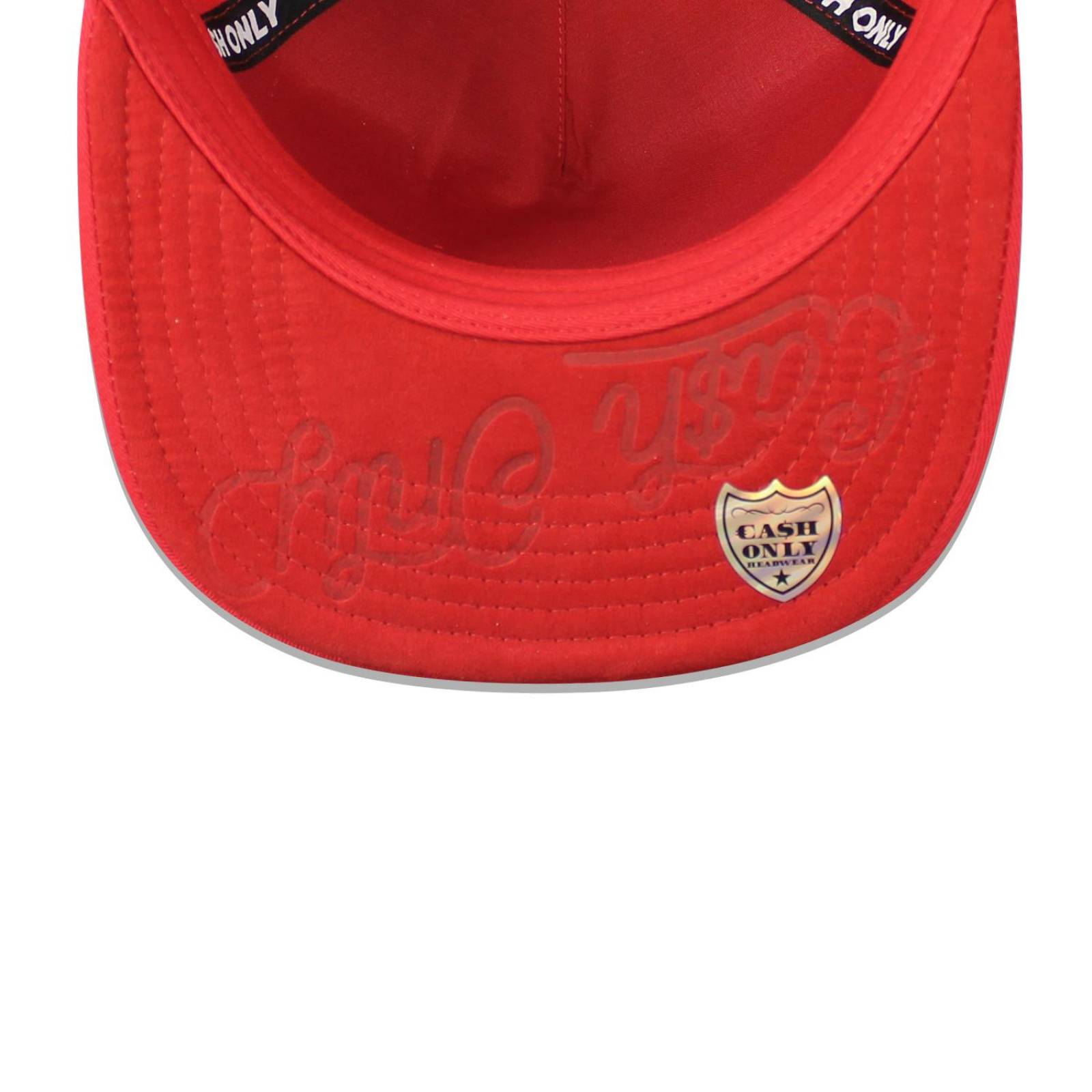 Gorra Cash Only Snapback The World is Mine Rojo Unitalla 