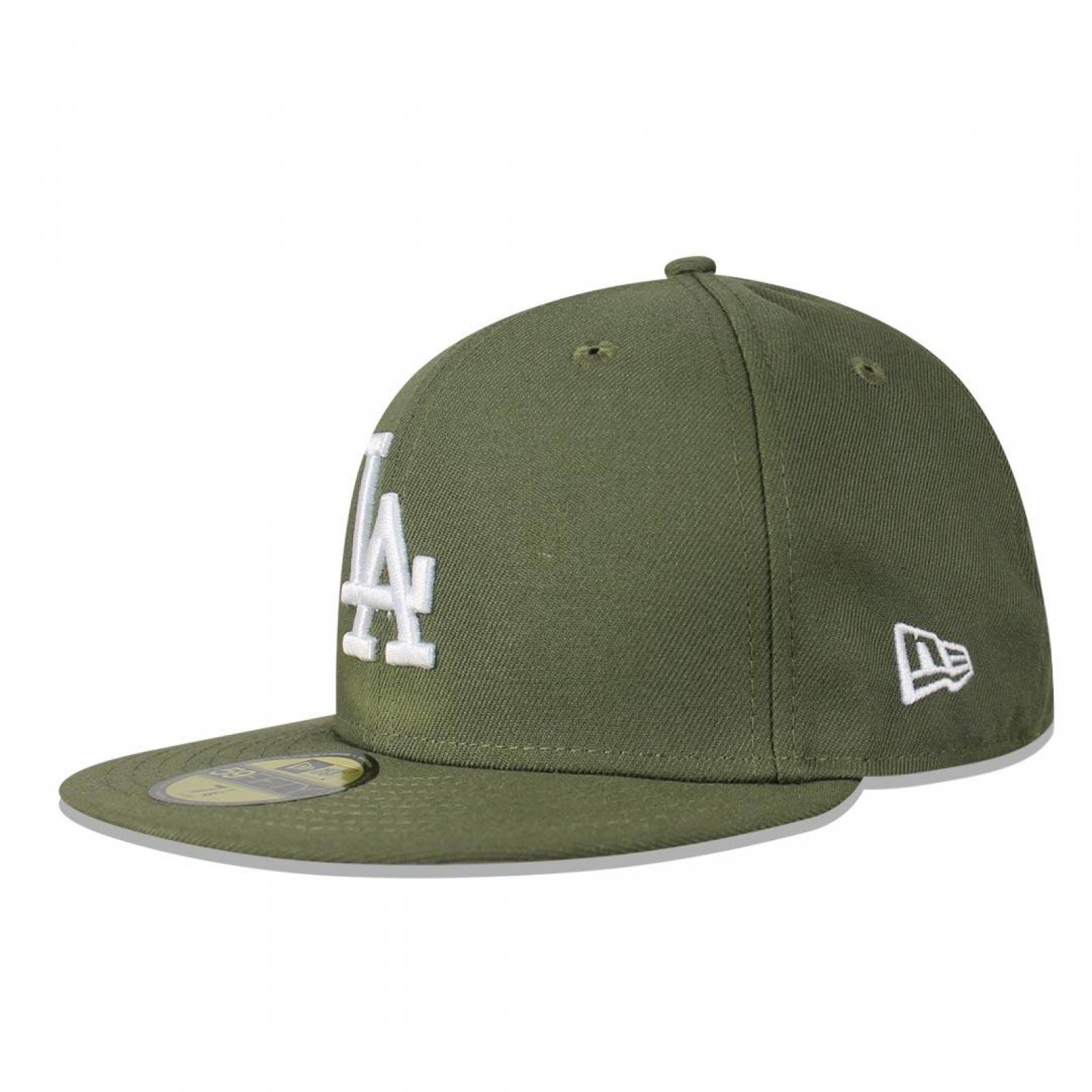Gorra New Era 59 Fifty MLB Dodgers Basic Olivo 