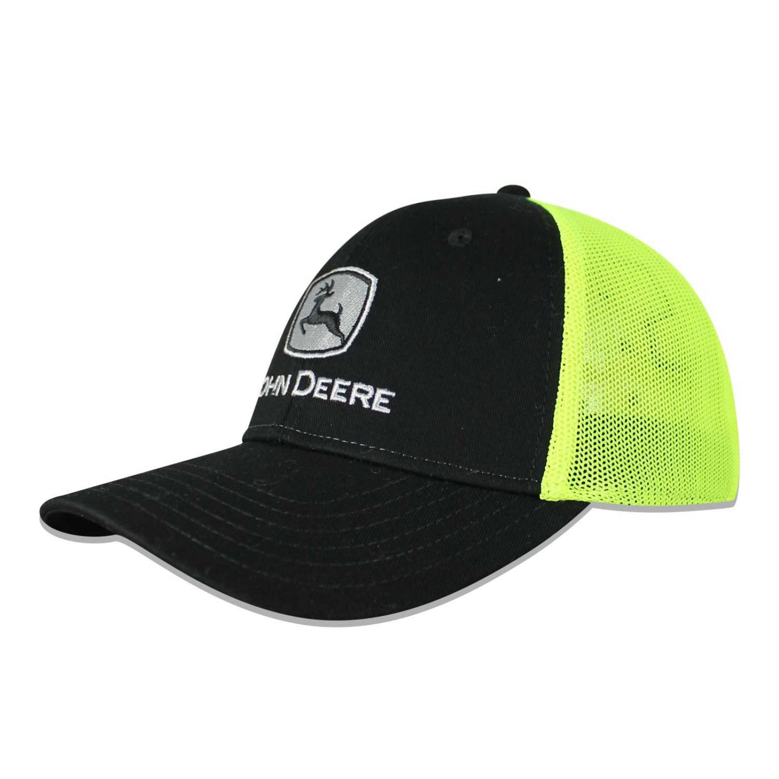 Gorra John Deere LP73363 Trucker Negro/Amarillo Unitalla 