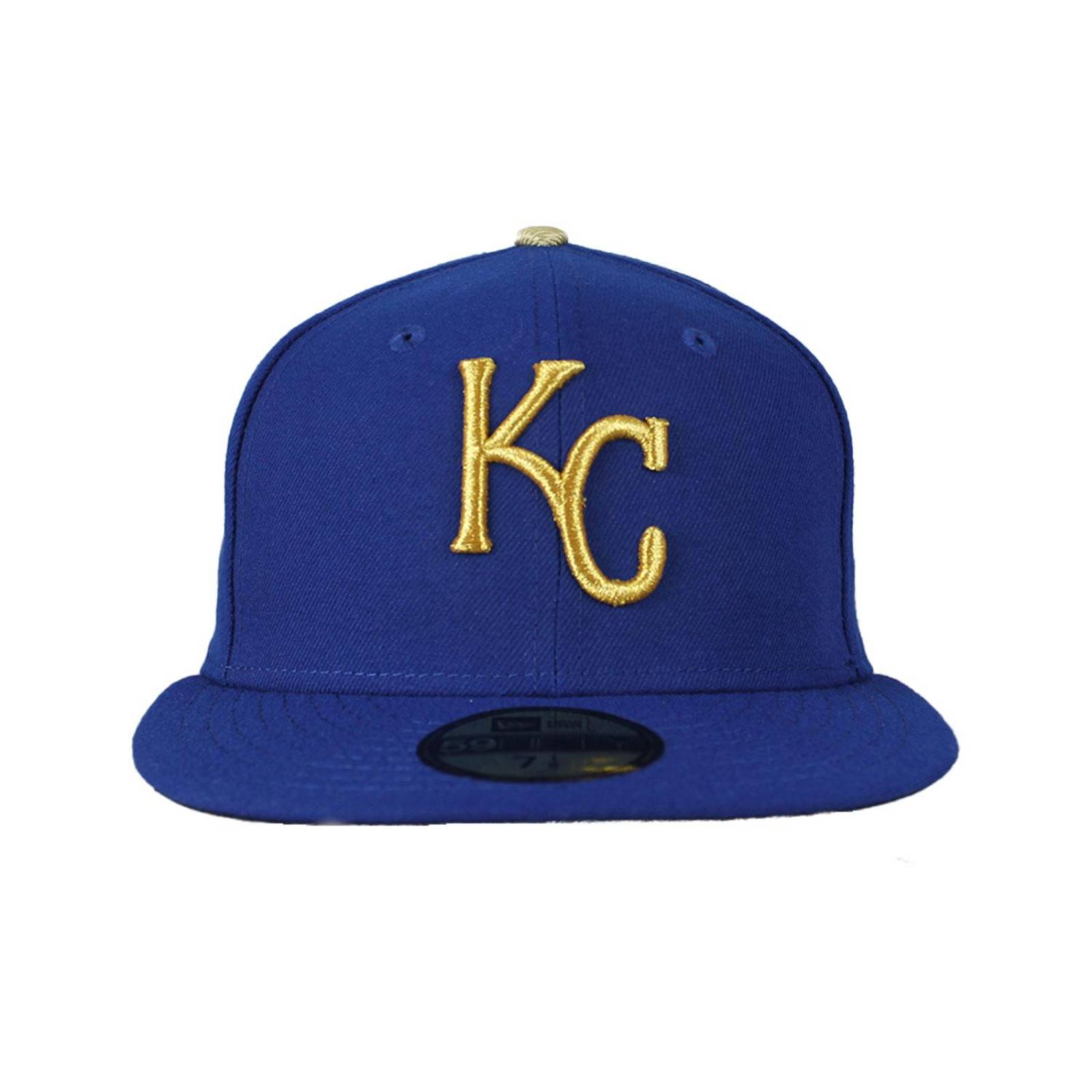 Gorra New Era 59 Fifty MLB Royals Ac Performance Alternative Azul/Dorado 