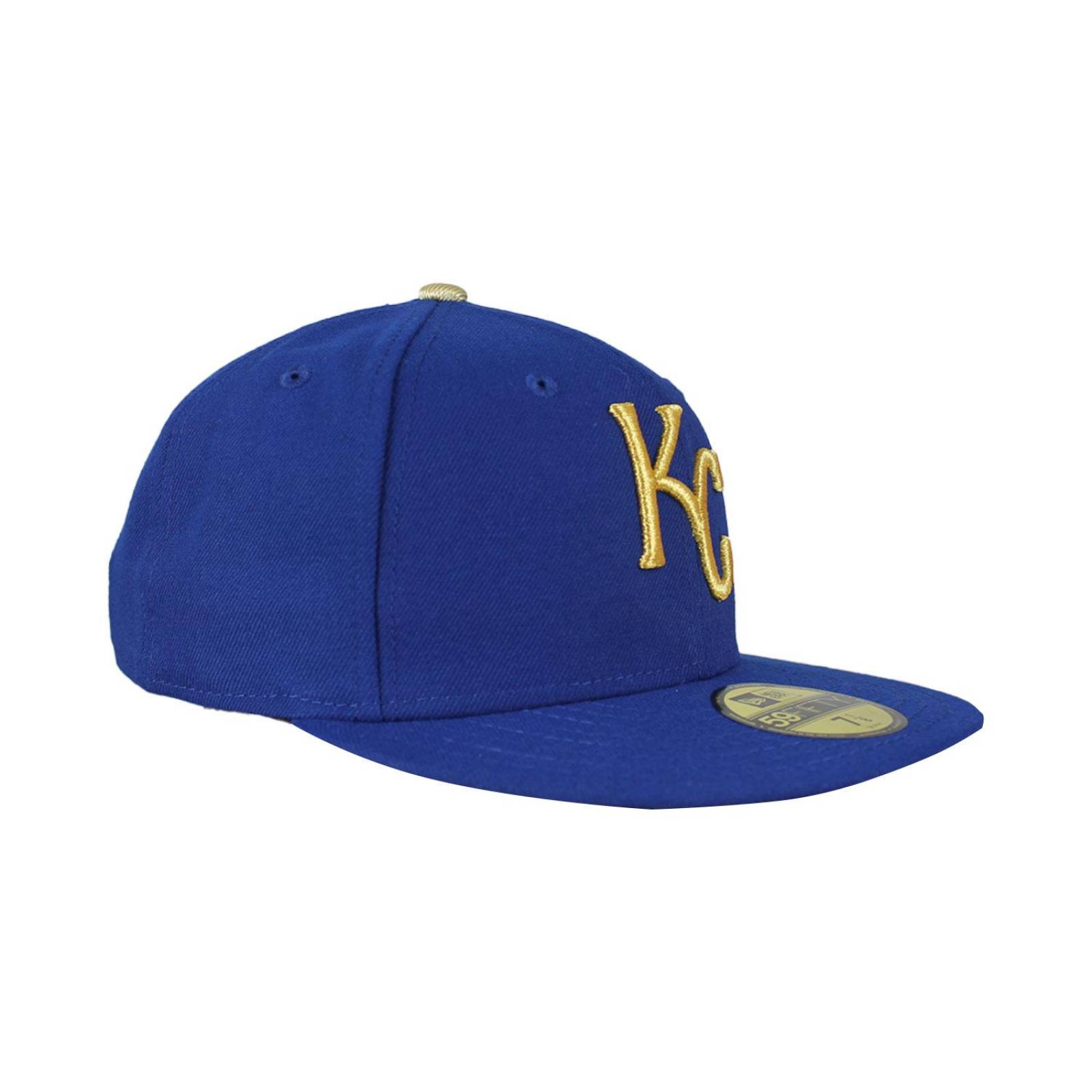 Gorra New Era 59 Fifty MLB Royals Ac Performance Alternative Azul/Dorado 