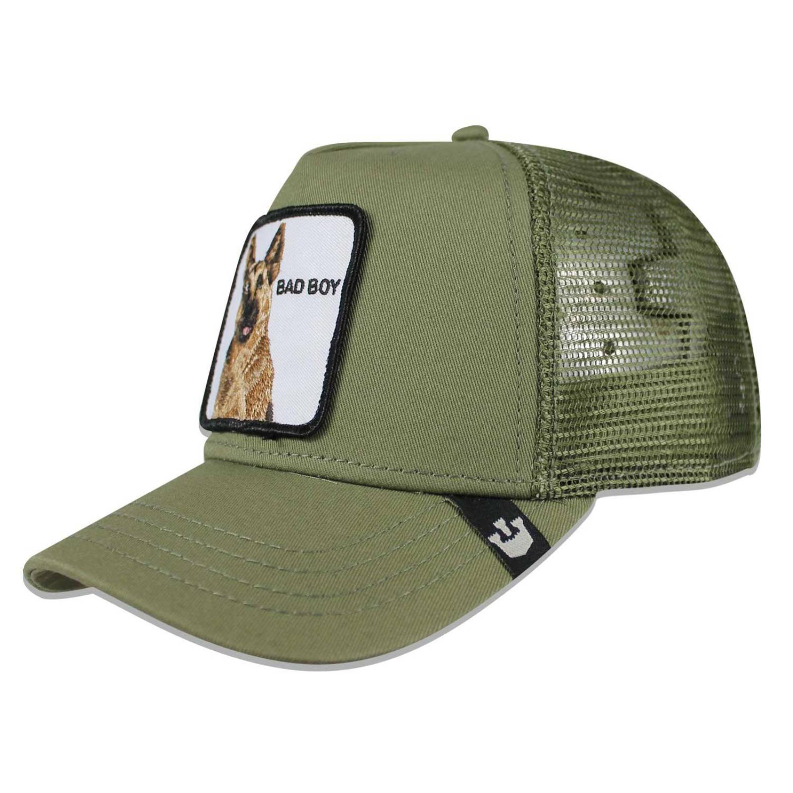 Gorra Goorin Bros Trucker Bouncer Verde Olivo Unitalla 