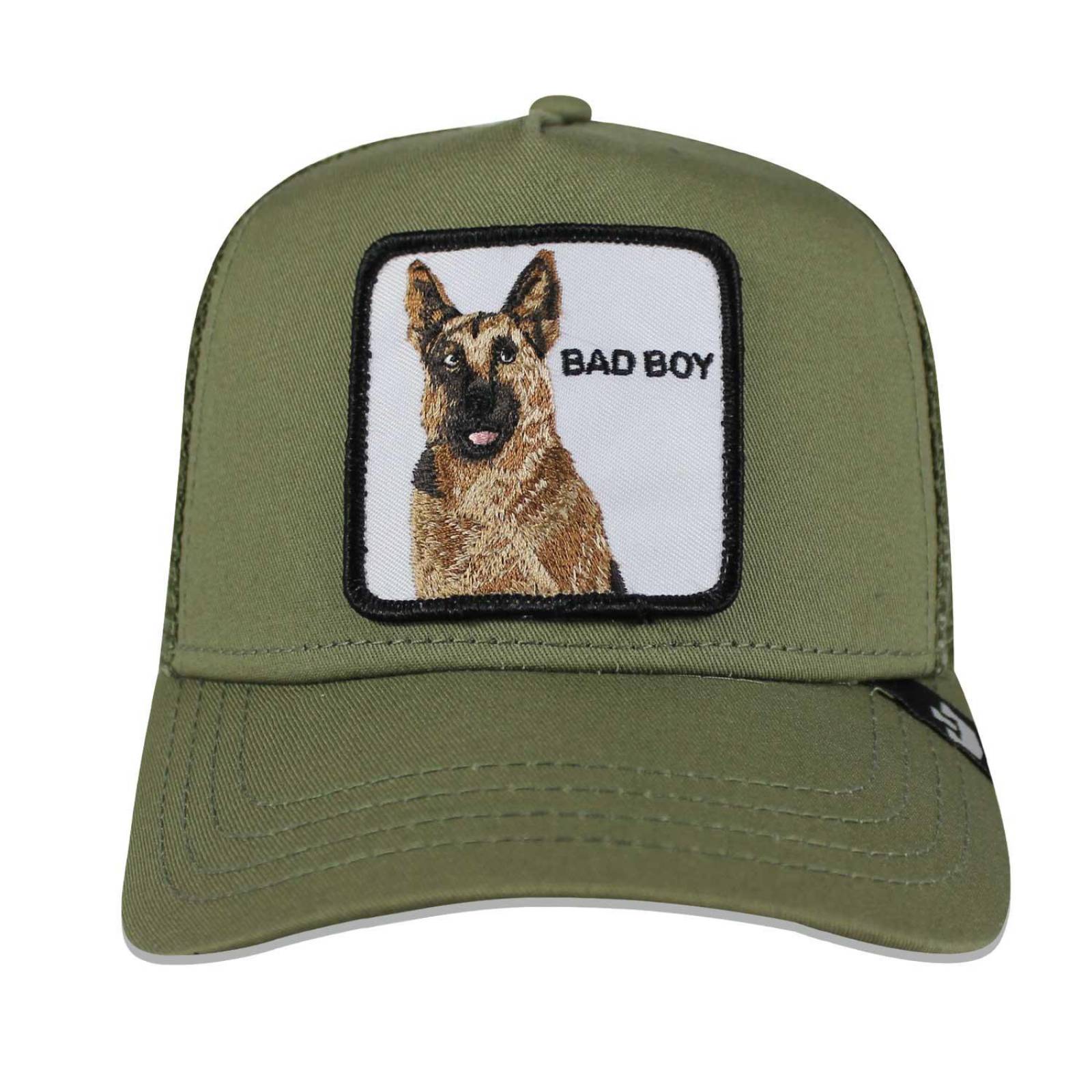 Gorra Goorin Bros Trucker Bouncer Verde Olivo Unitalla 