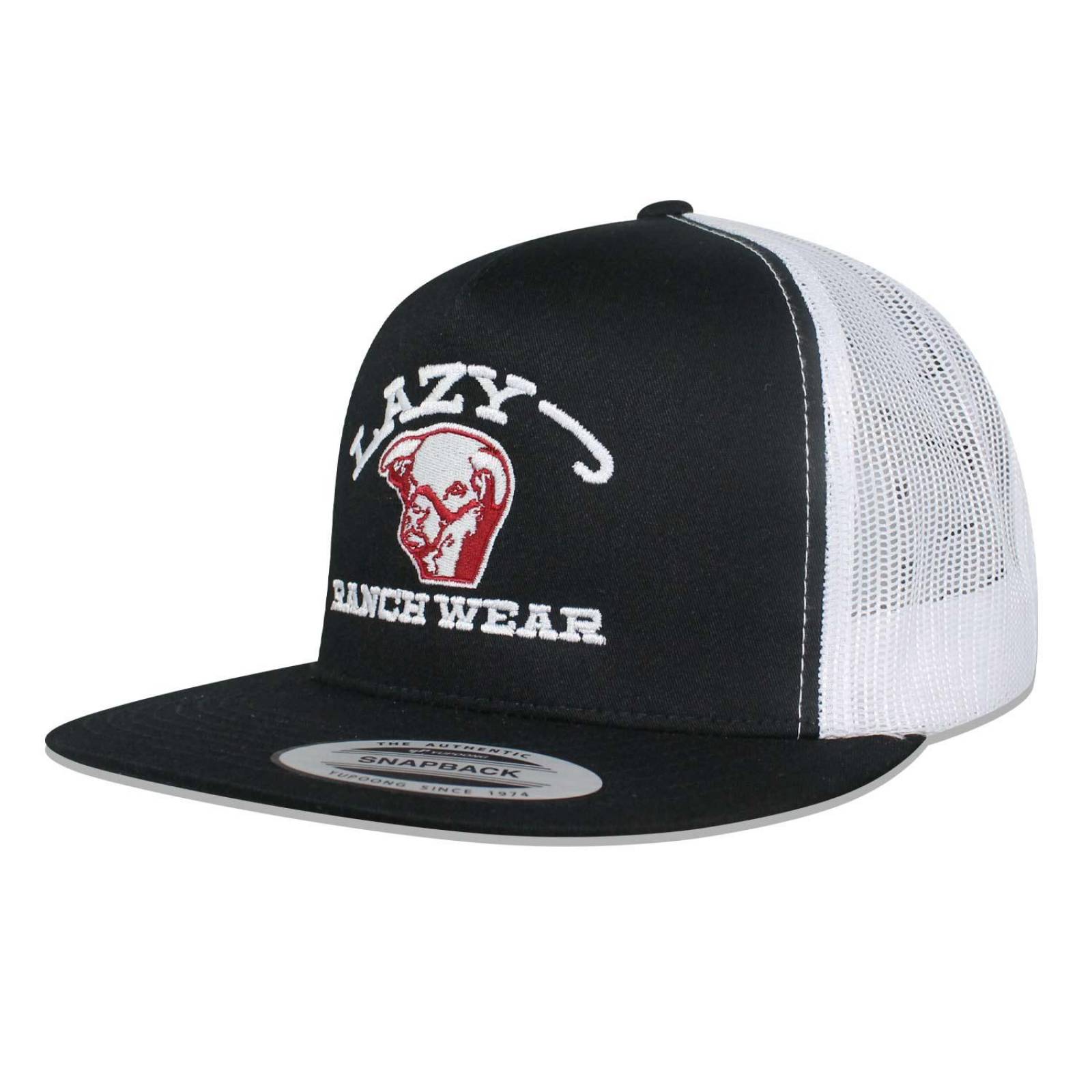 Gorra Lazy Ranch Wear Negro/Blanco Unitalla 