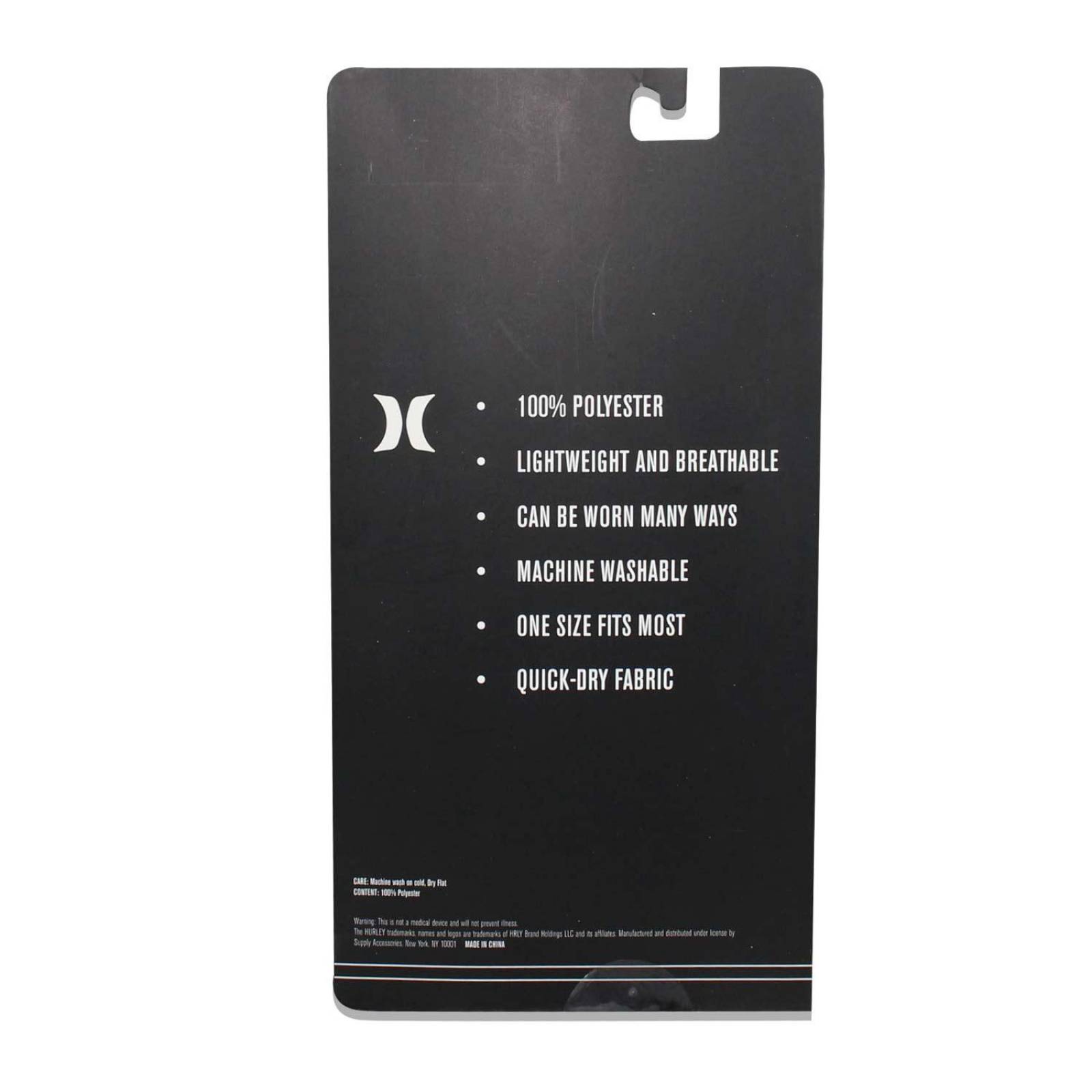 Mascarilla Hurley Multifuncional Azul Unitalla 