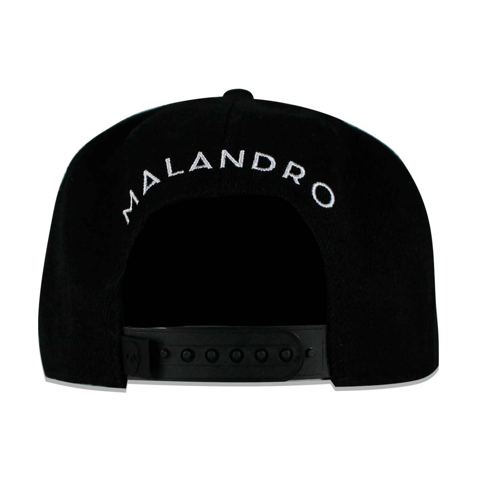 Gorra Malandro Snapback Bright Gr02 Negro/blanco Unitalla 