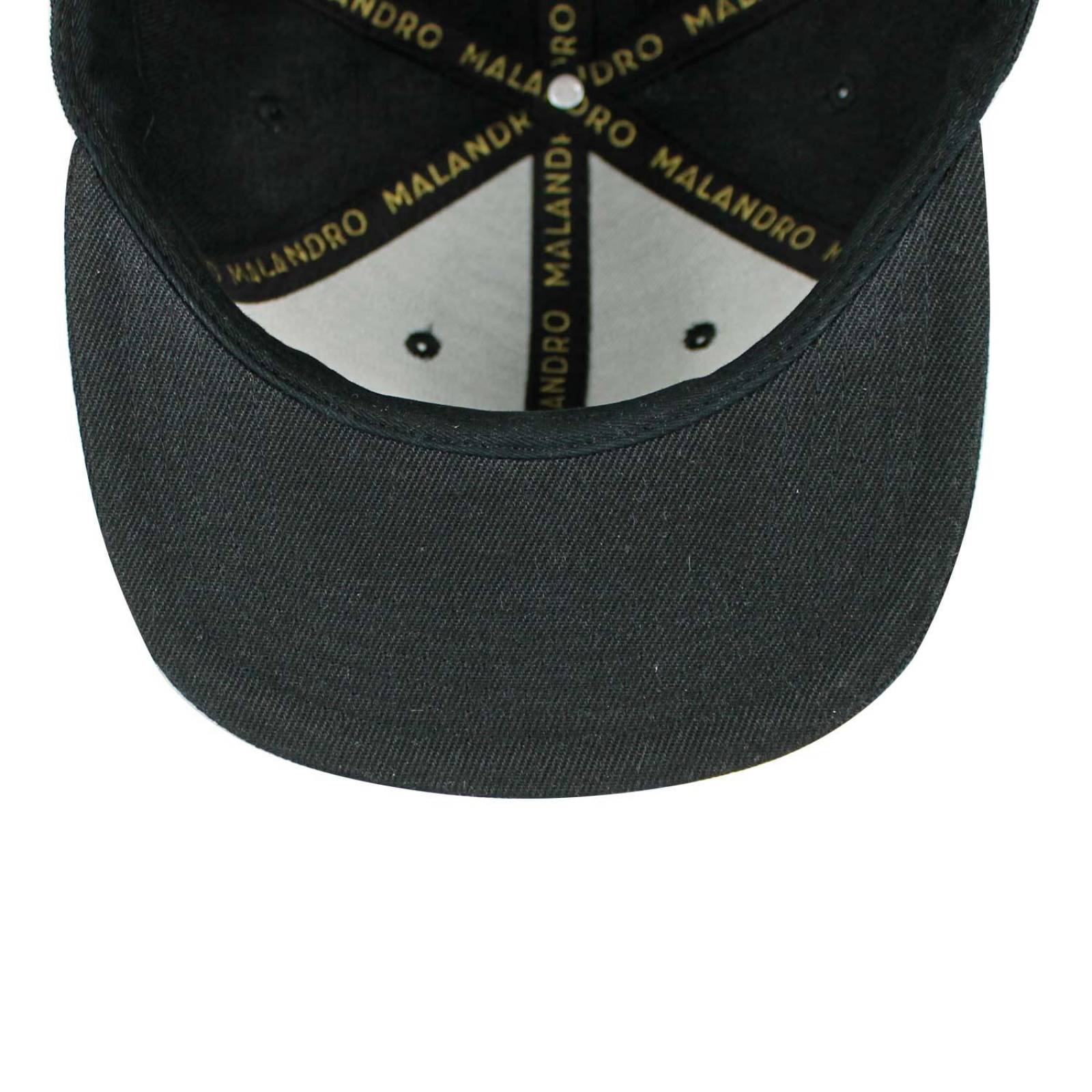 Gorra Malandro Snapback Bright Gr02 Negro/blanco Unitalla 