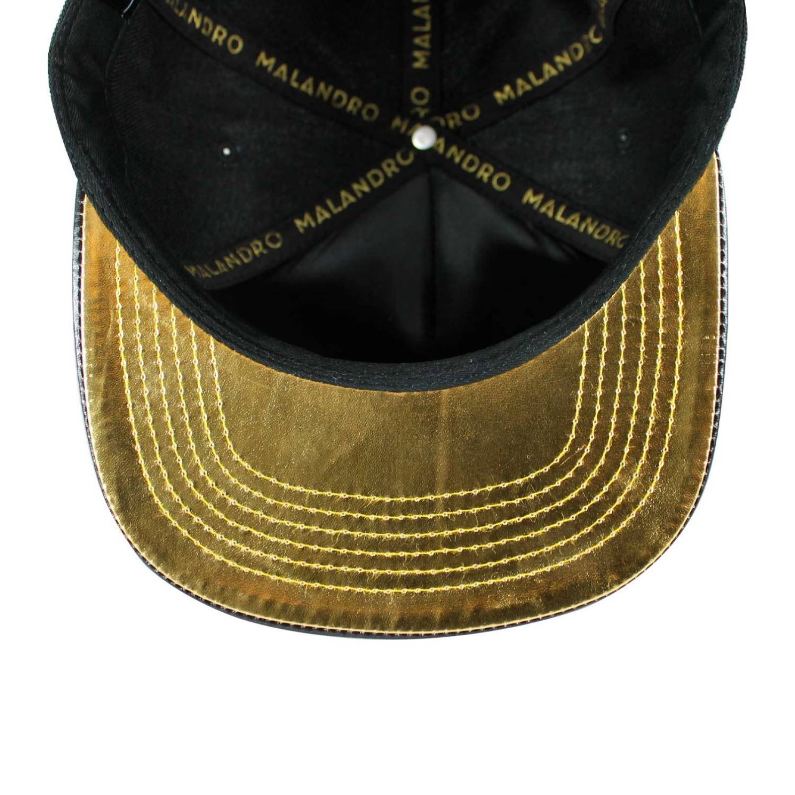 Gorra Malandro Snapback Turbo Negro/dorado Unitalla 