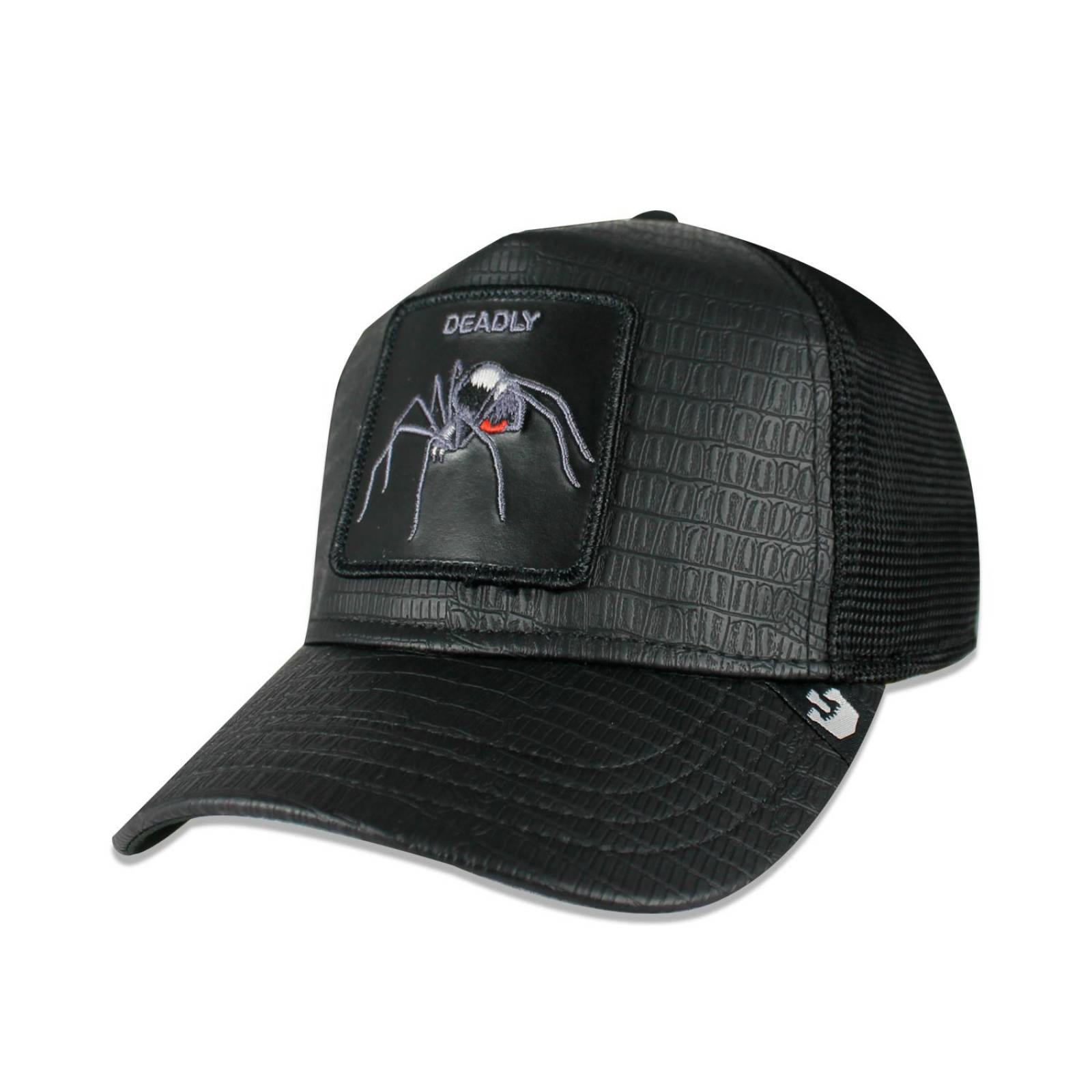 Gorra Goorin Bros Trucker Deadly Encounter Piel Negro Unitalla 