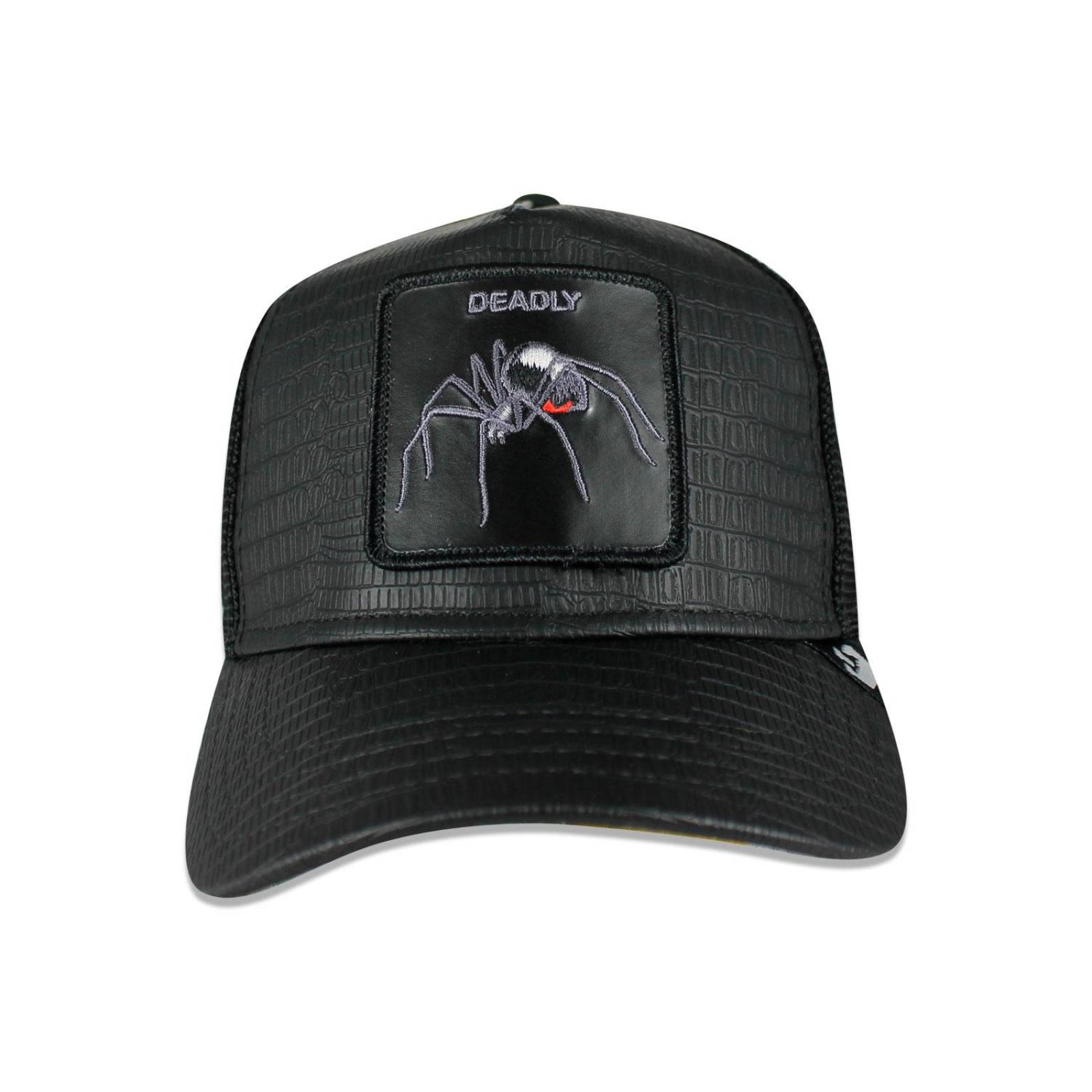 Gorra Goorin Bros Trucker Deadly Encounter Piel Negro Unitalla 