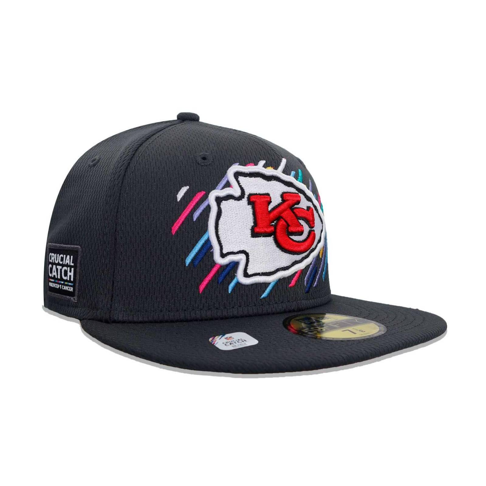Gorra New Era 59 Fifty NFL Chiefs Crucial Catch Gris 