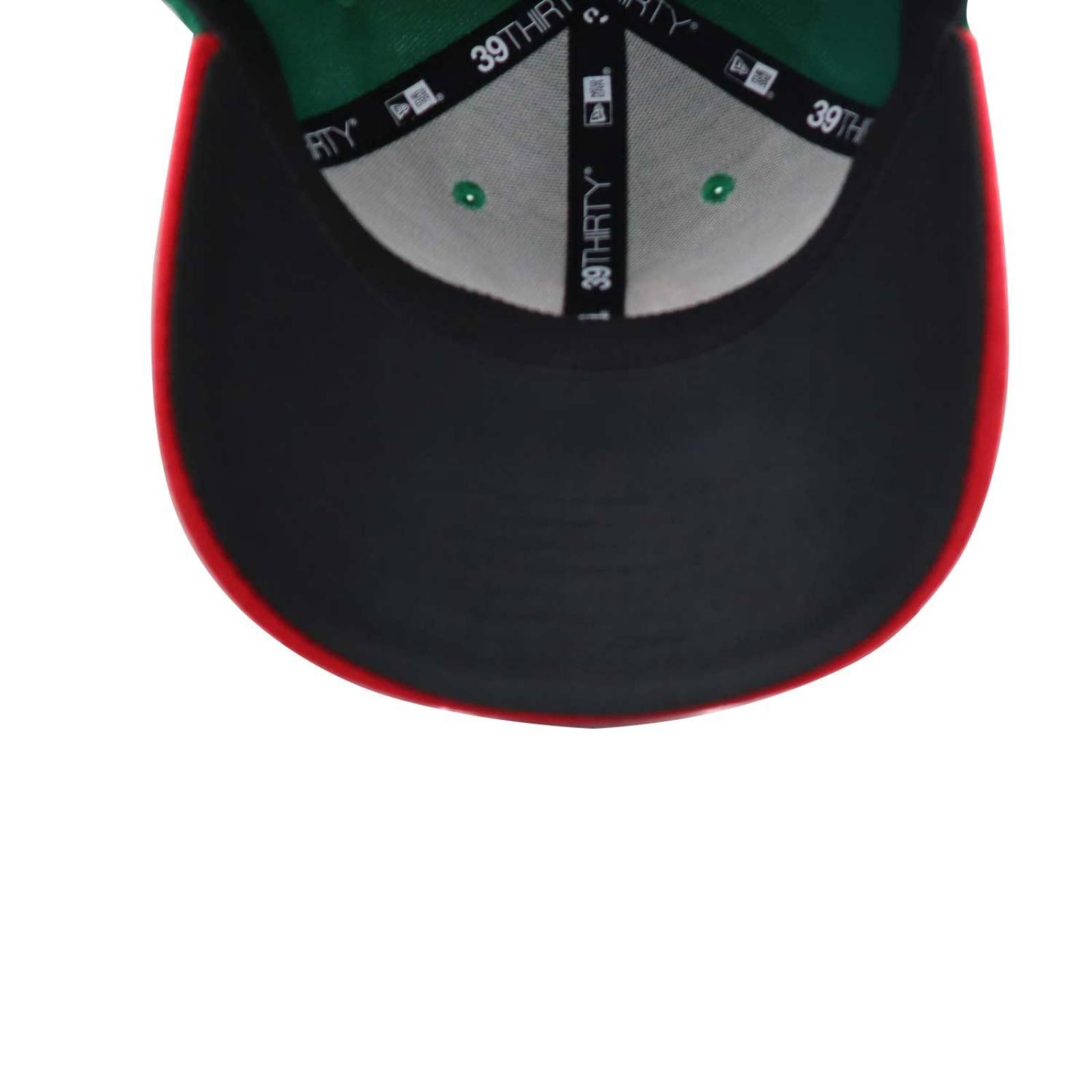 Gorra New Era 39 Thirty Mexico Letra M Rojo/Verde CH/M