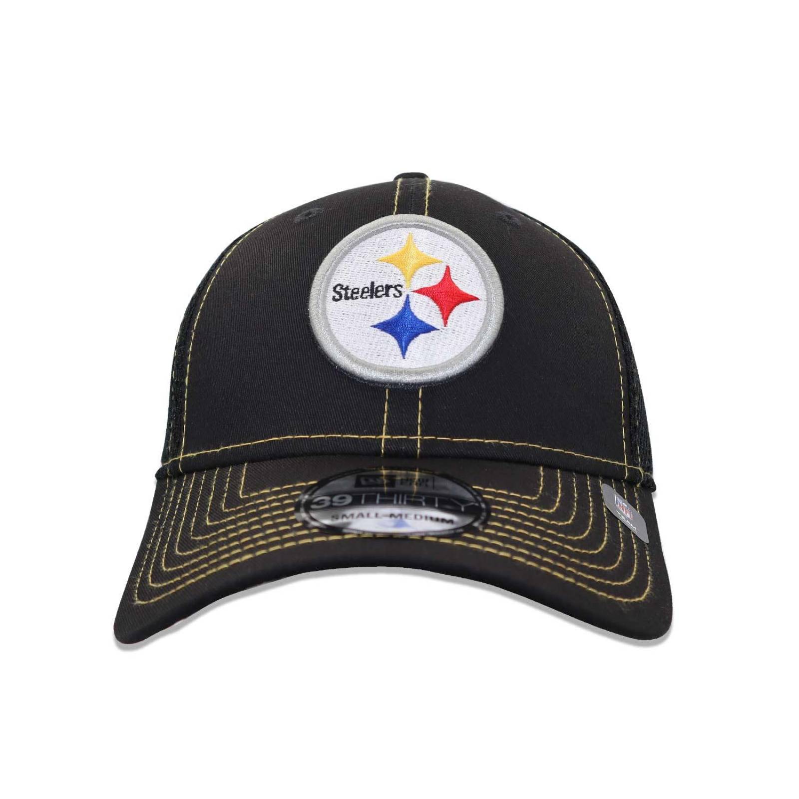 Gorra New Era 39 Thirty NFL Steelers Team Neo C3 Negro G/XG