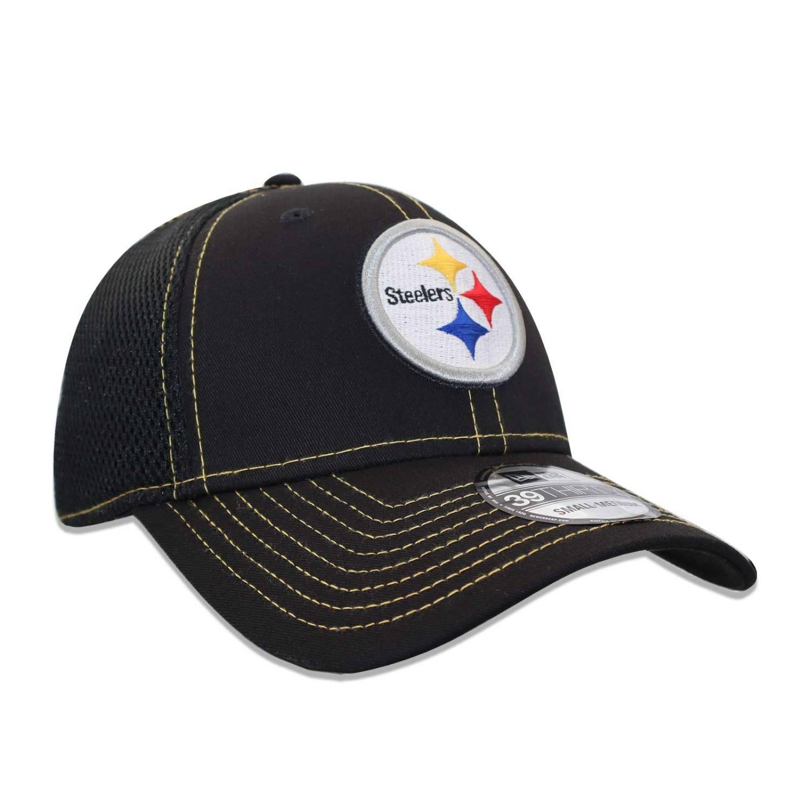 Gorra New Era 39 Thirty NFL Steelers Team Neo C3 Negro G/XG