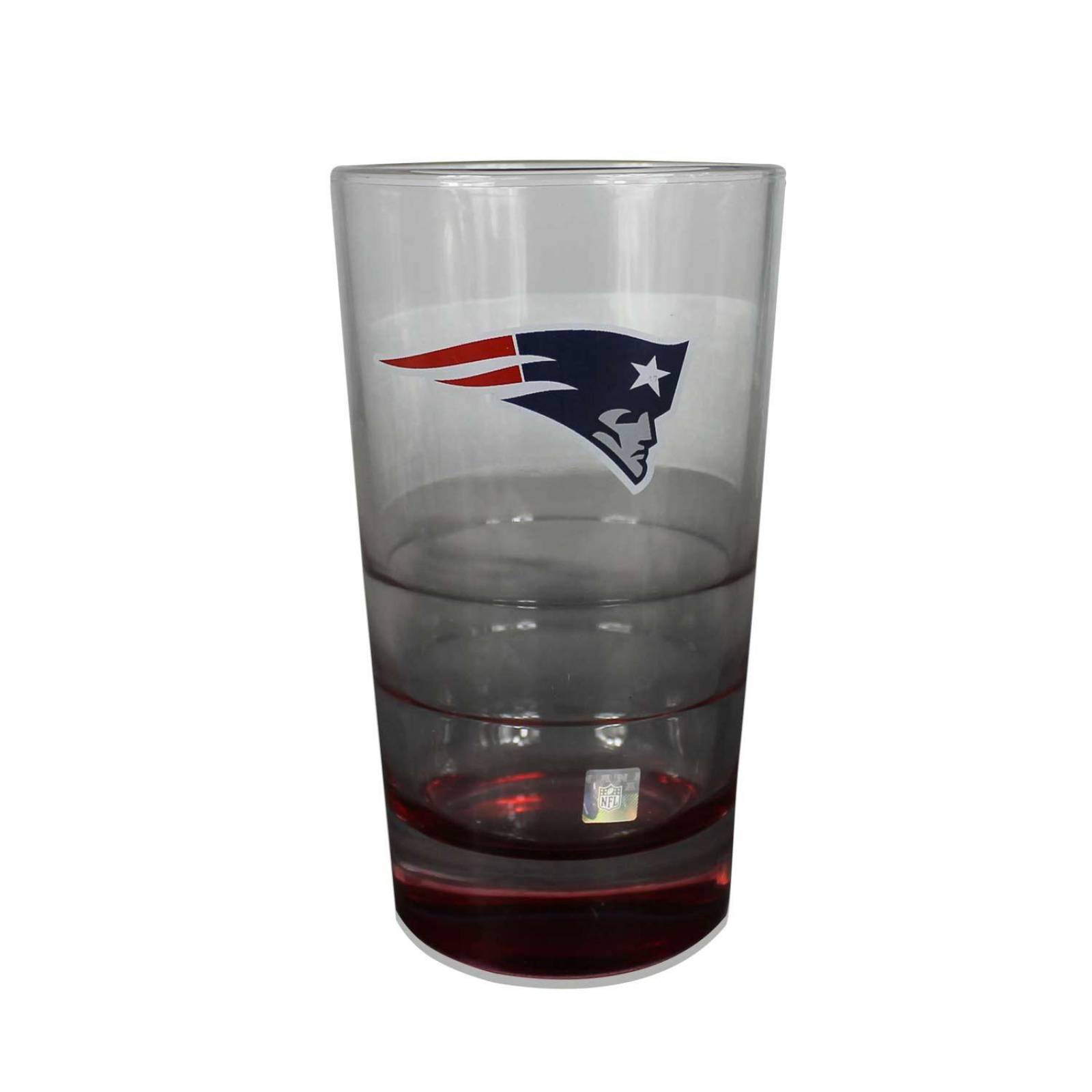 Vaso Anillo Roma NFL Patriots Transparente Rojo 