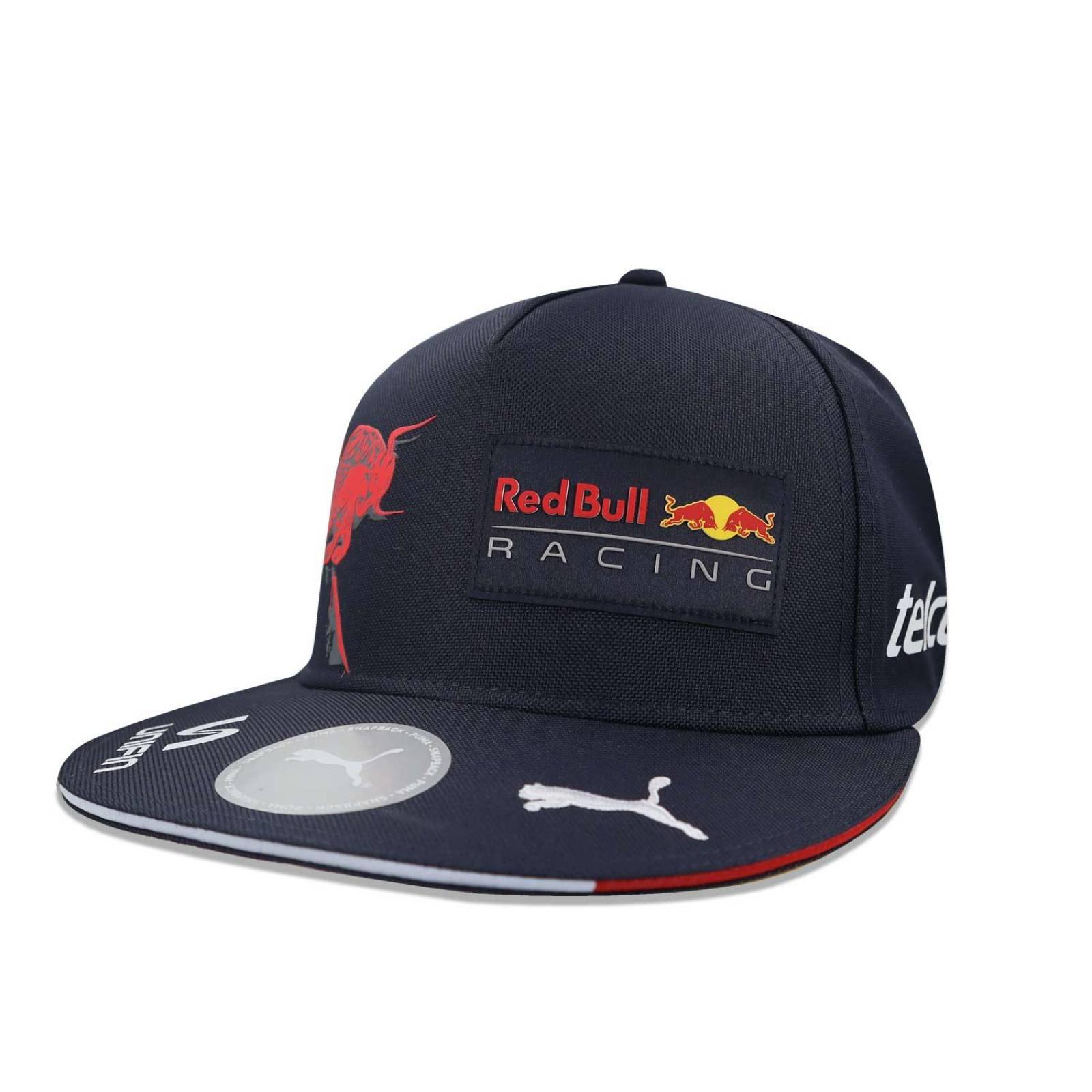 Gorra Red Bull Racing Snapback Sergio Perez 2022 Azul Marino 