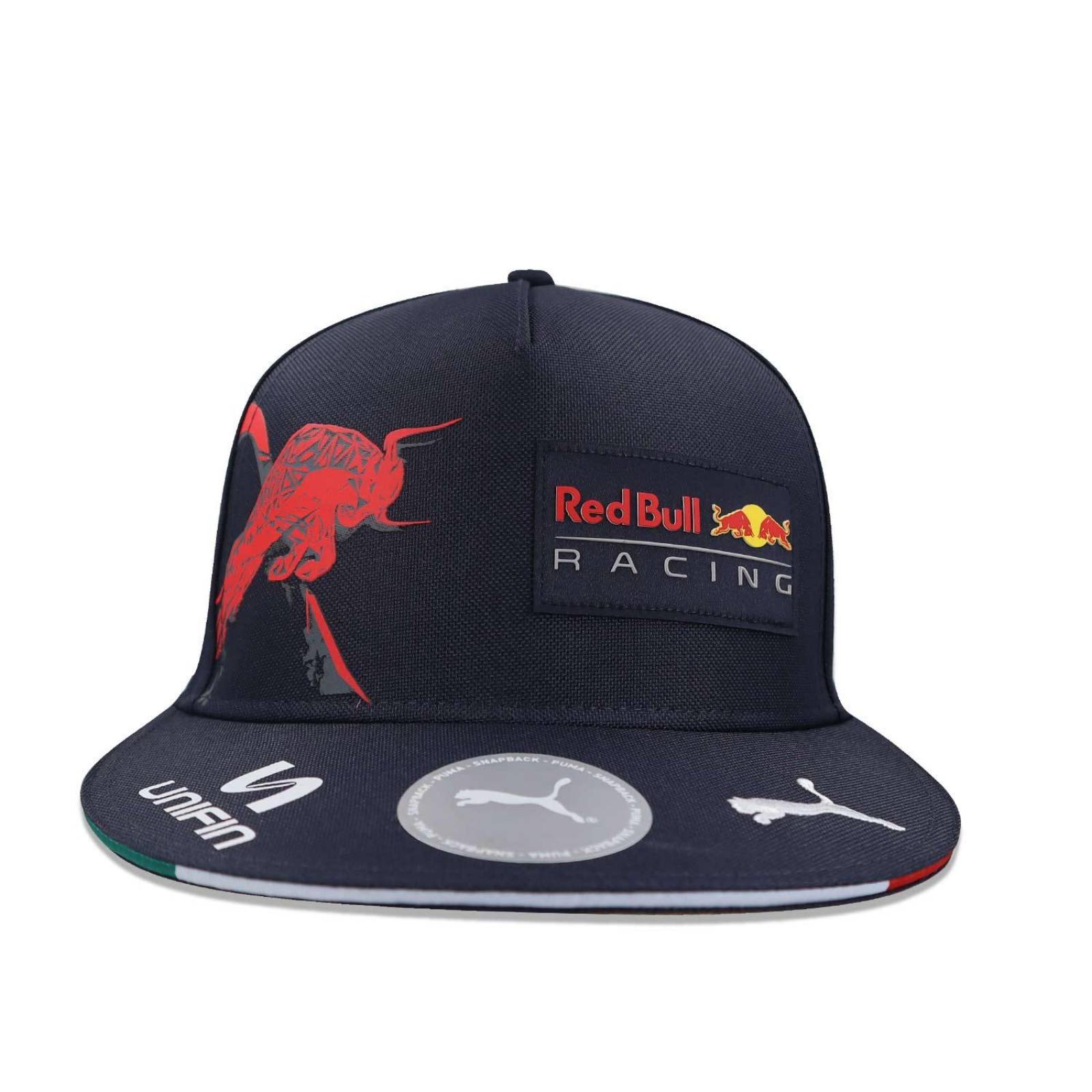 Gorra Red Bull Racing Snapback Sergio Perez 2022 Azul Marino 