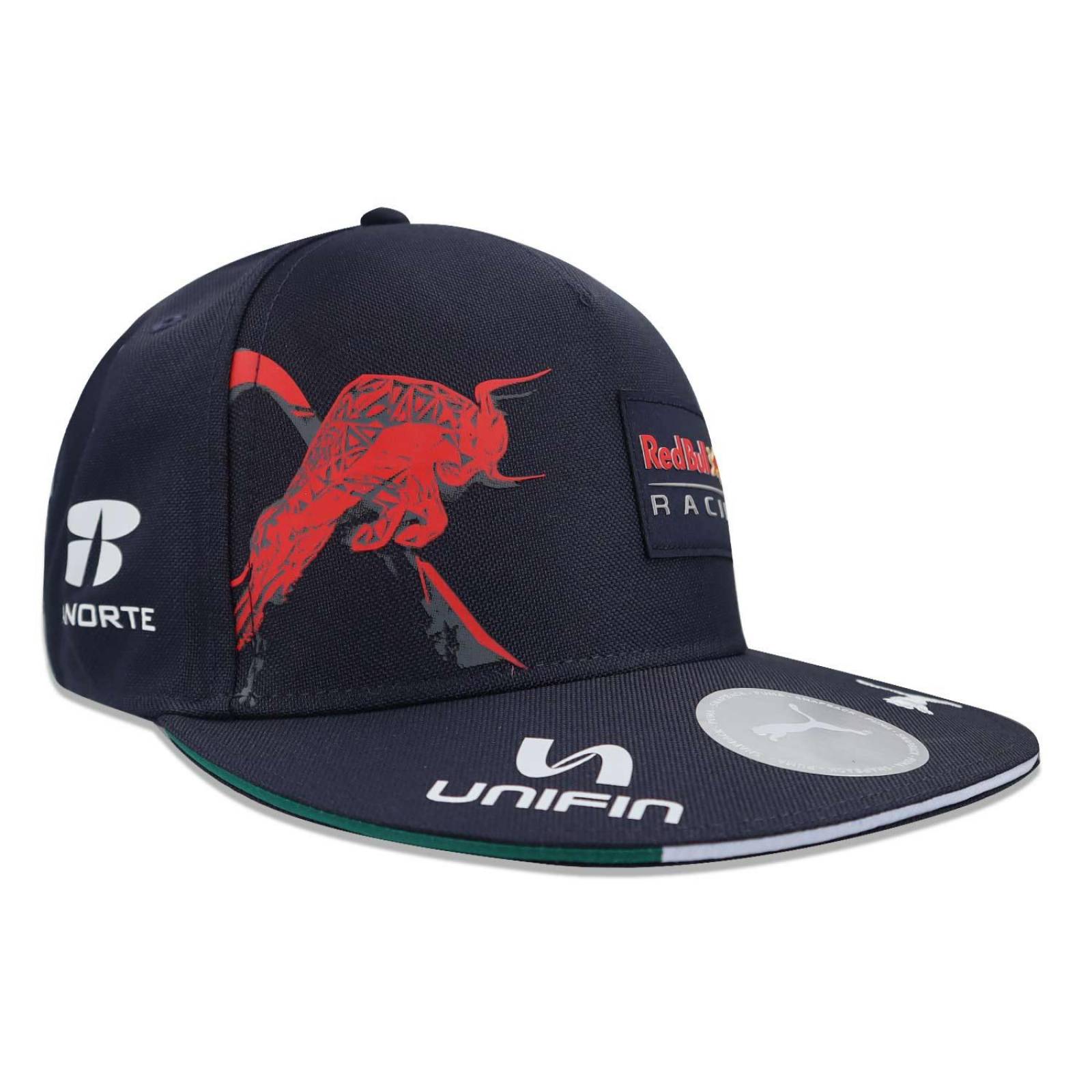 Gorra Red Bull Racing Snapback Sergio Perez 2022 Azul Marino 