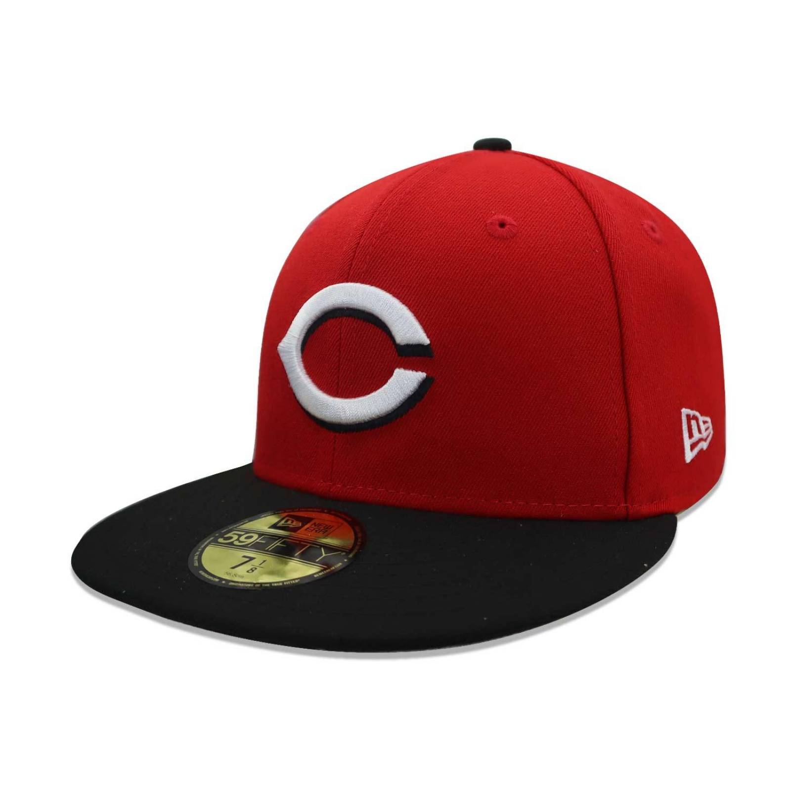 Gorra New Era 59 Fifty MLB Cincinnati Reds Authentic On Field Road Rojo 7