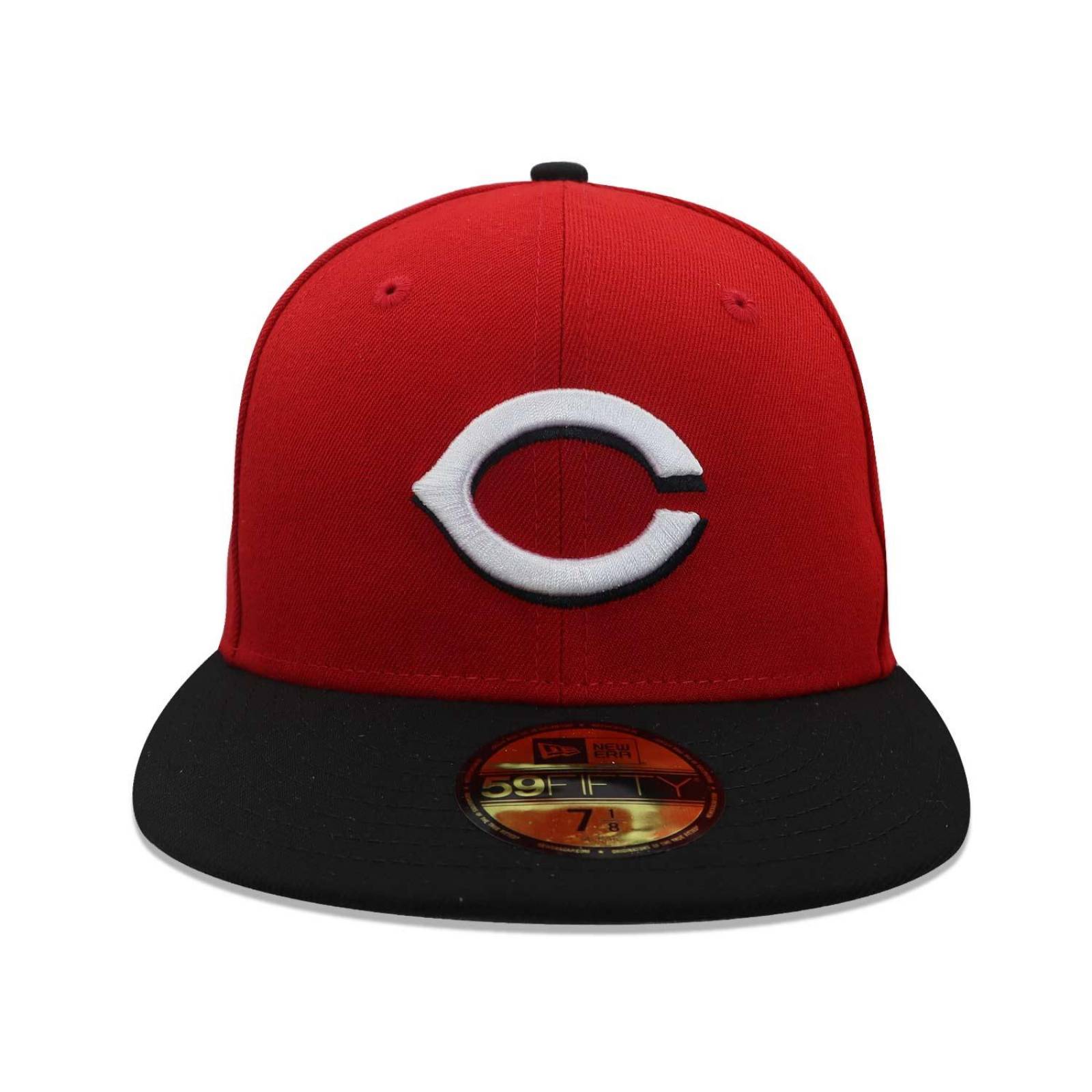 Gorra New Era 59 Fifty MLB Cincinnati Reds Authentic On Field Road Rojo 7