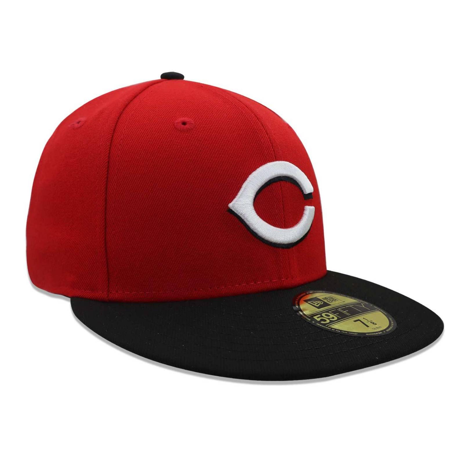 Gorra New Era 59 Fifty MLB Cincinnati Reds Authentic On Field Road Rojo 7