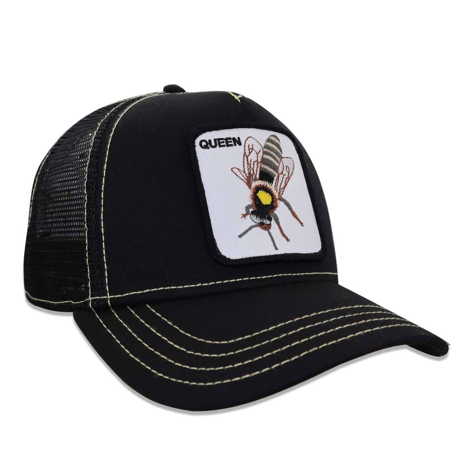 Gorra Goorin Bros Trucker Queen Abeja Negro 