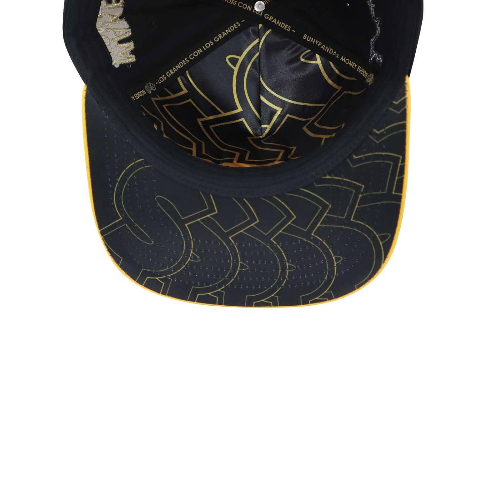 Gorra Bunny and Panda Bunny Money Negro Gold Unitalla 