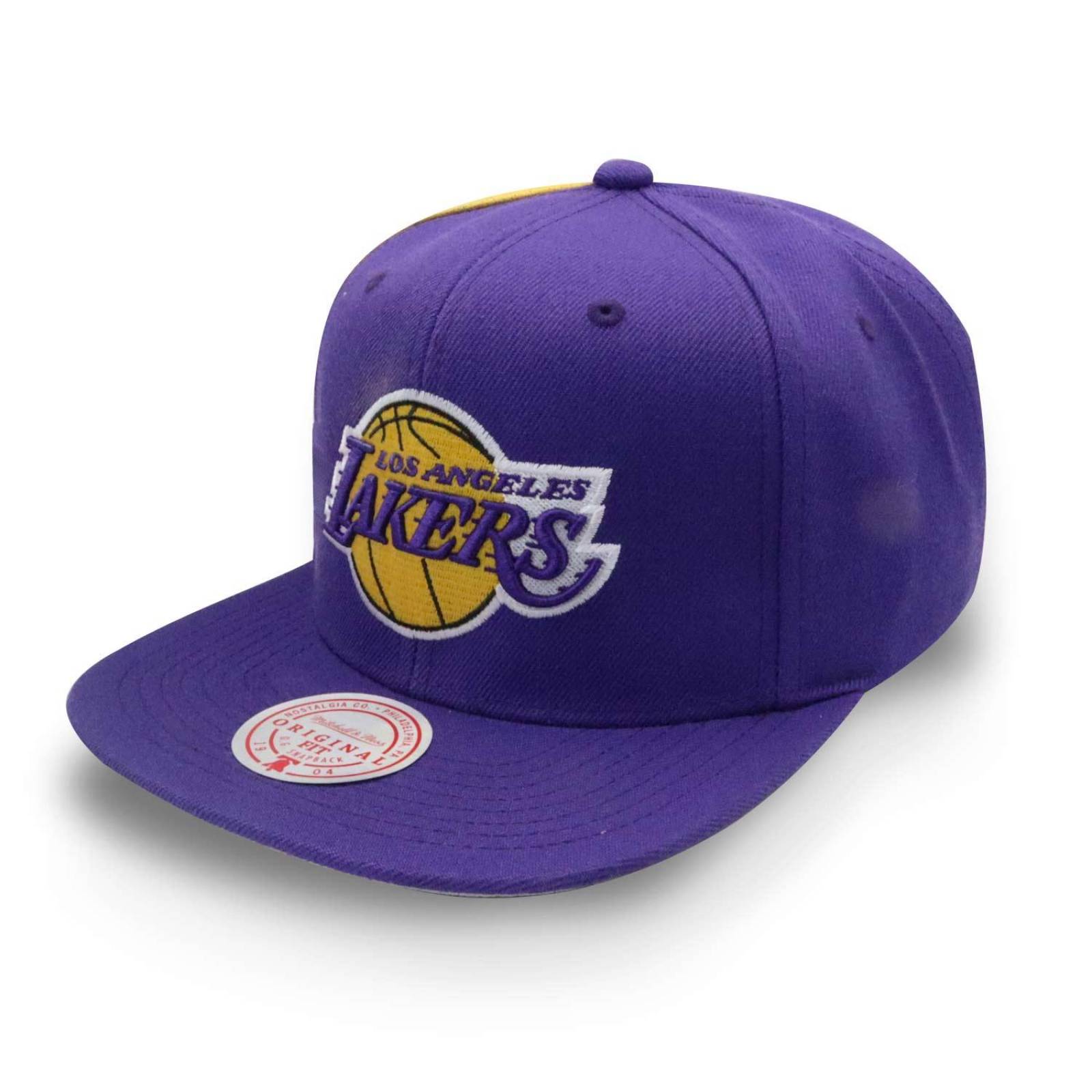 Gorra Mitchell & Ness NBA Tapestry Lakers Violeta Unitalla 