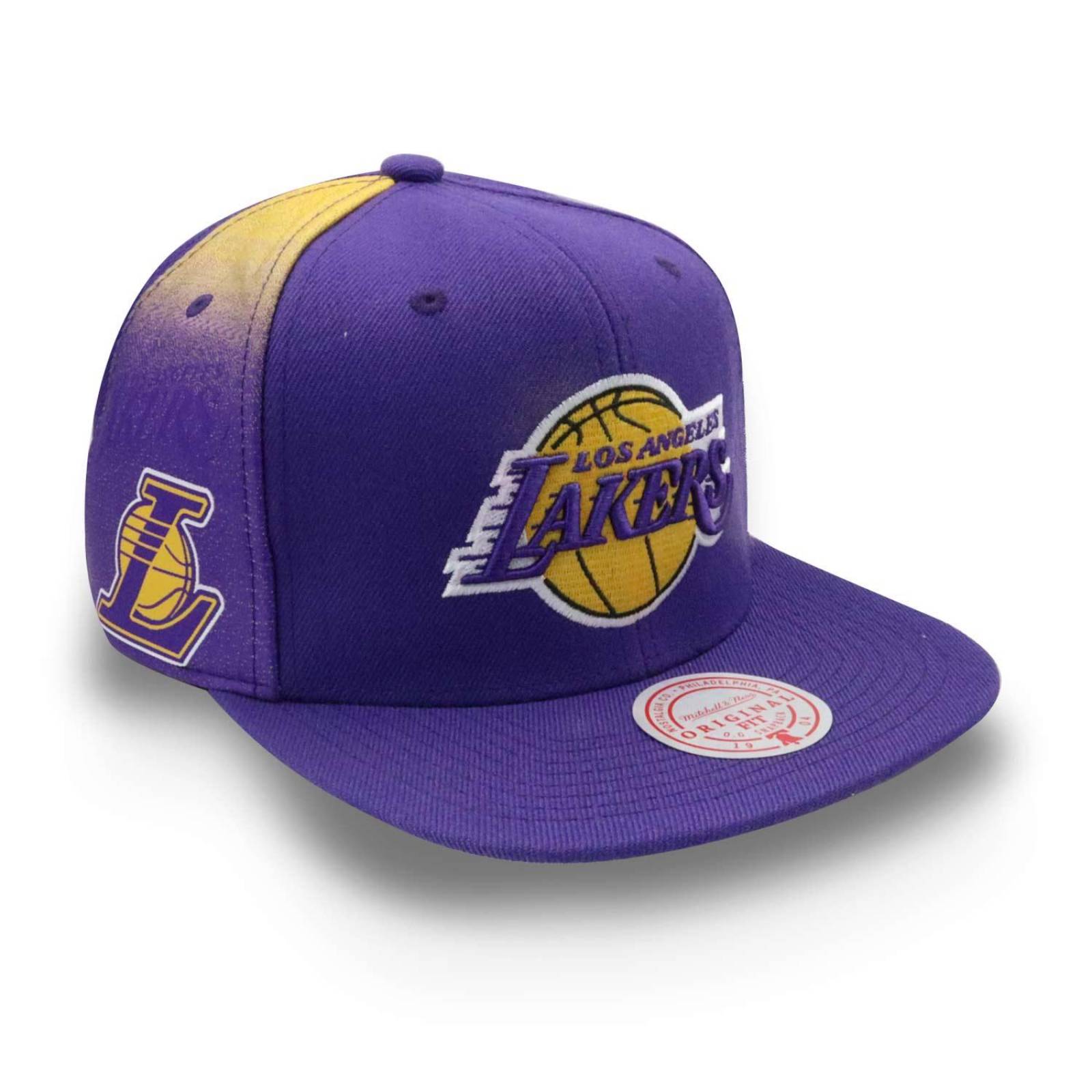 Gorra Mitchell & Ness NBA Tapestry Lakers Violeta Unitalla 