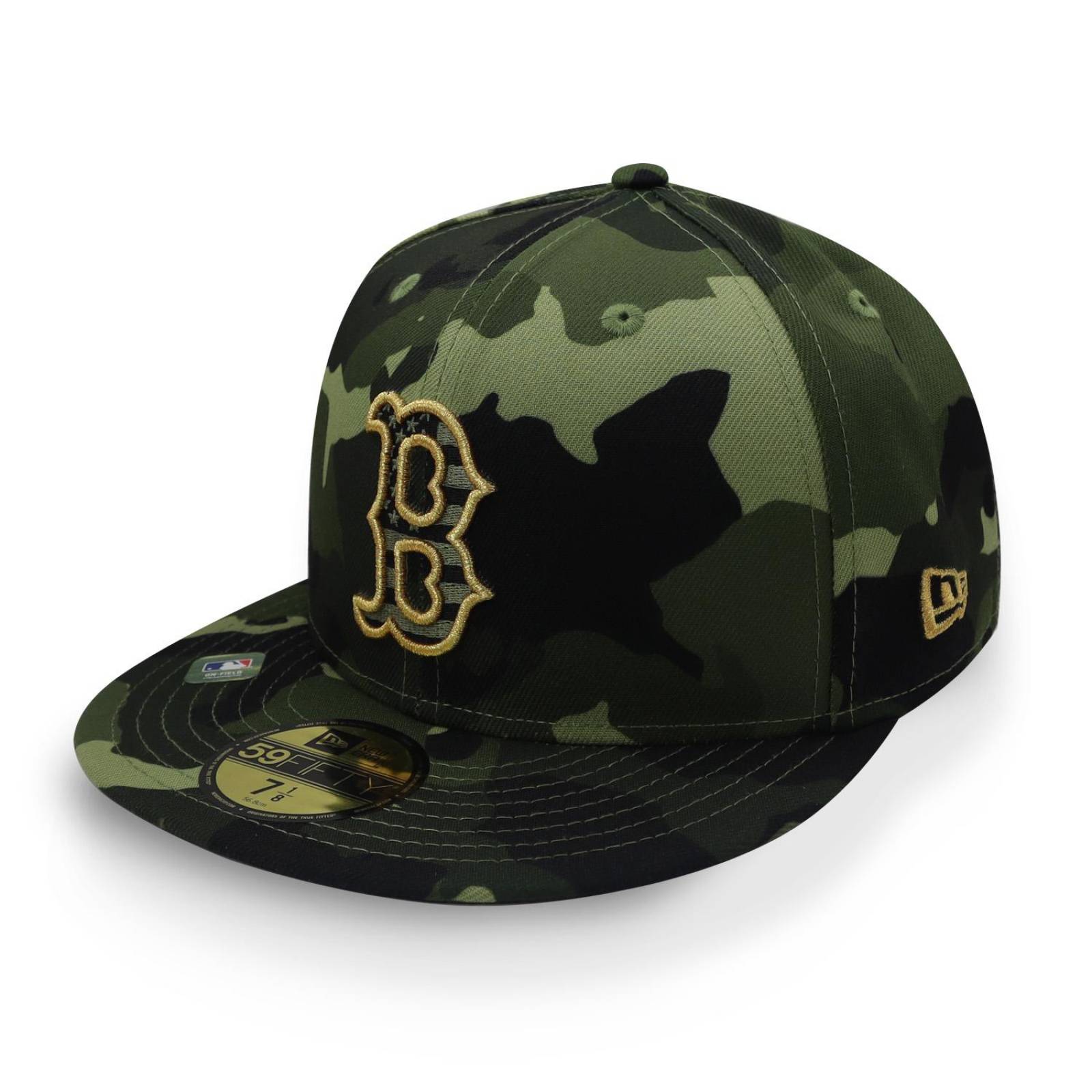 Gorra New Era 59 Fifty MLB 2022 Armed Forces Day Red Sox Camo 1/4