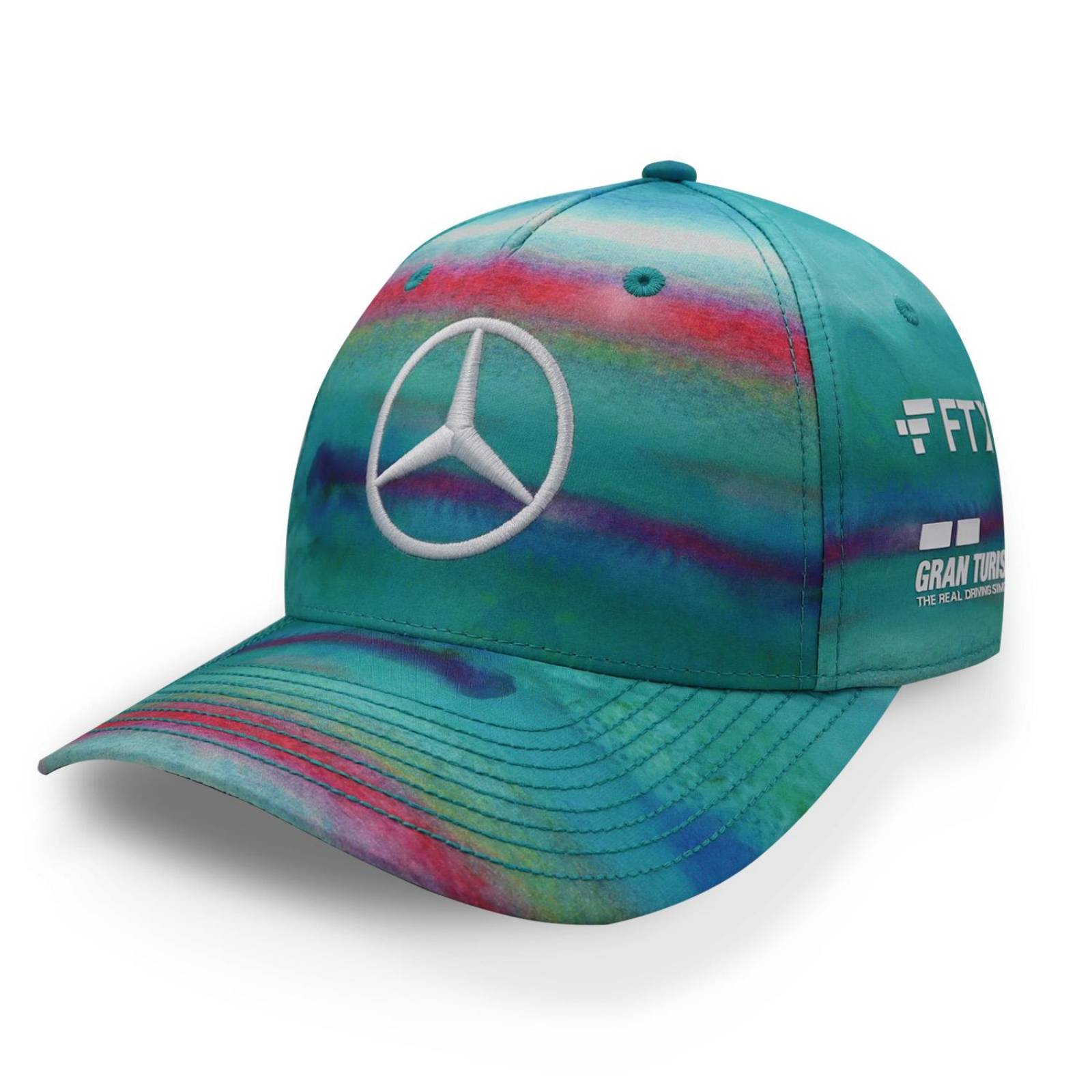 Gorra Mercedes Benz Lewis Hamilton 2022 Aqua Unitalla 
