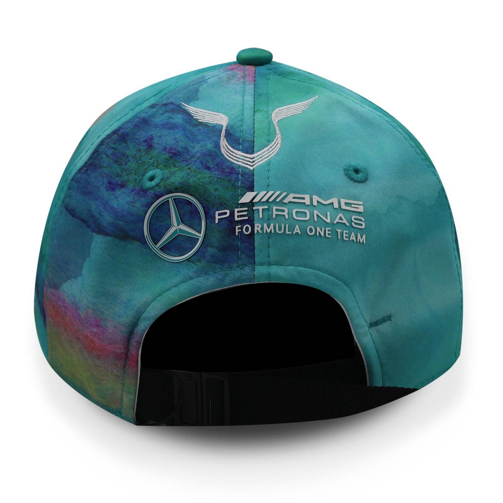 Gorra Mercedes Benz Lewis Hamilton 2022 Aqua Unitalla 