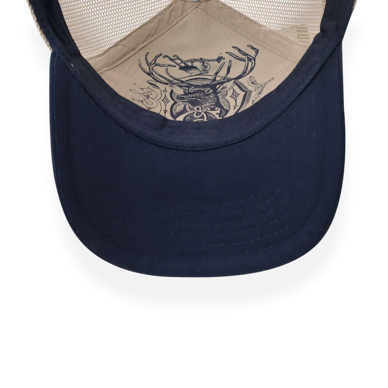 Gorra John Deere Twill Trucker Mesh Azul Navy Unitalla 